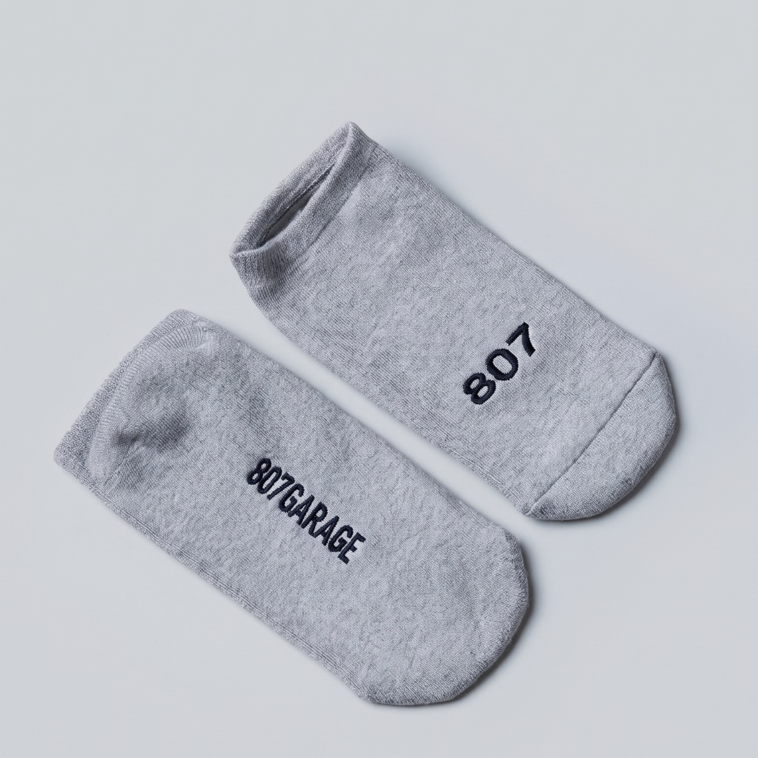 807 Identity Hidden Socks Grey Black