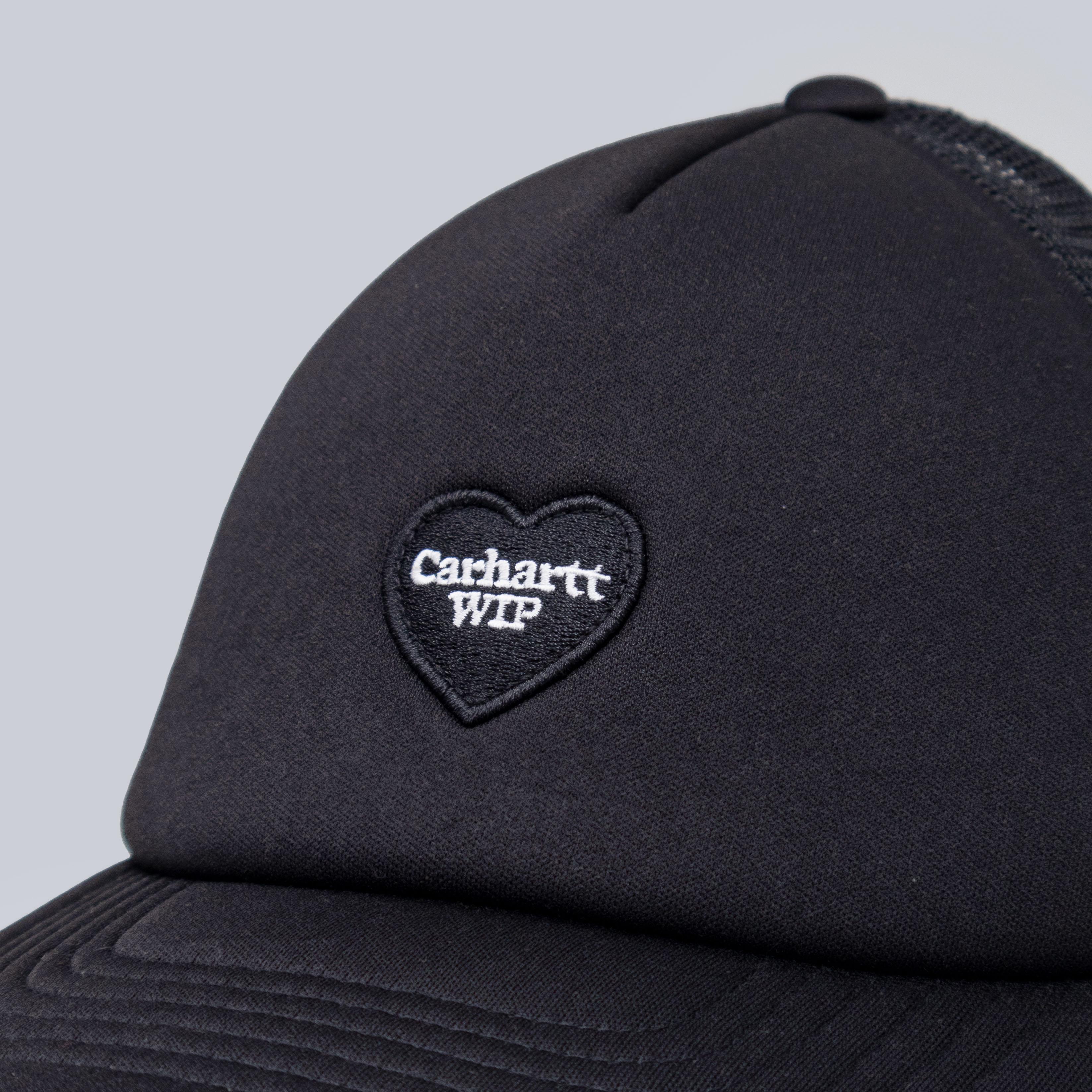 Carhartt Wip Hats Heart Patch Trucker Cap Black