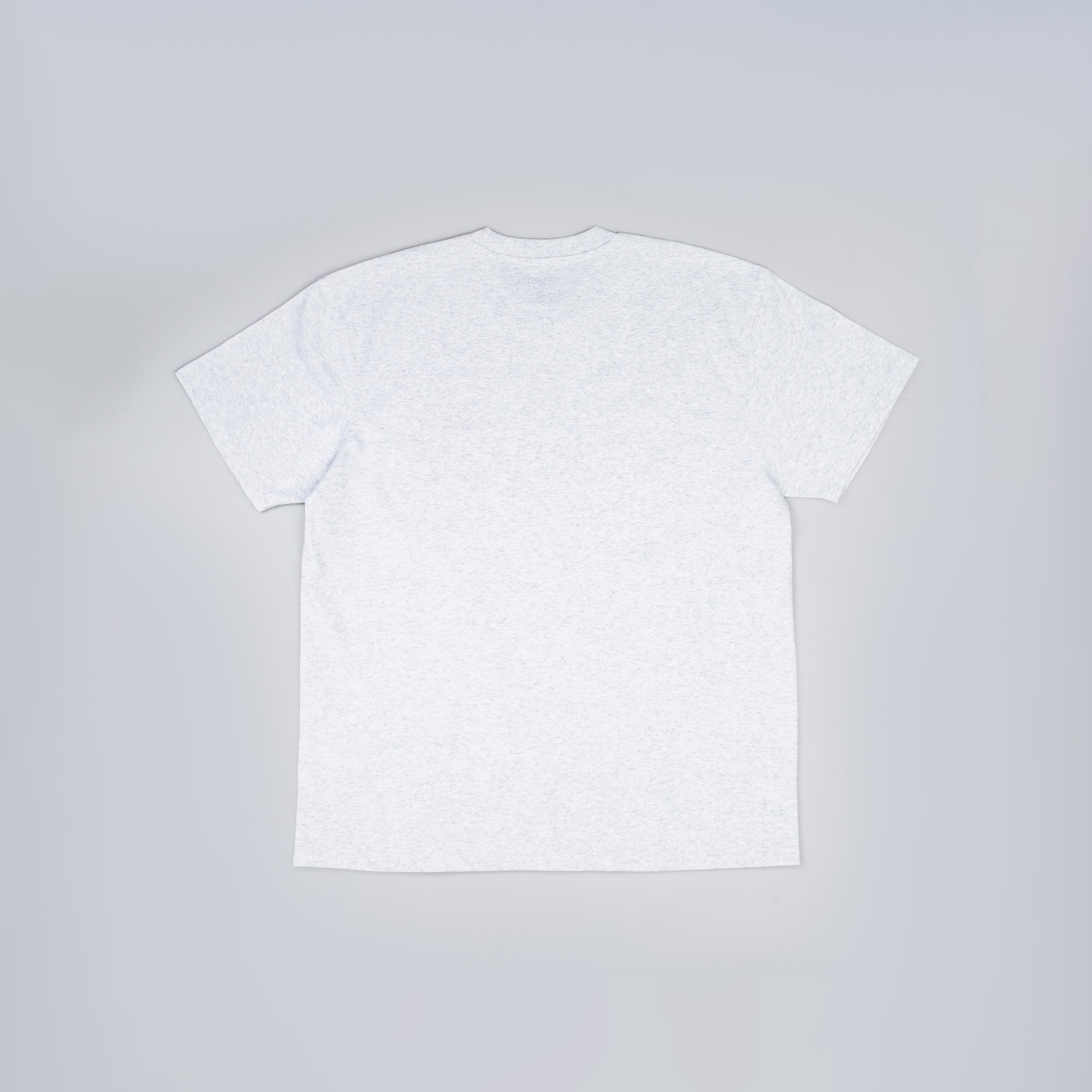 Carhartt WIP S/S American Script T-Shirt Grey
