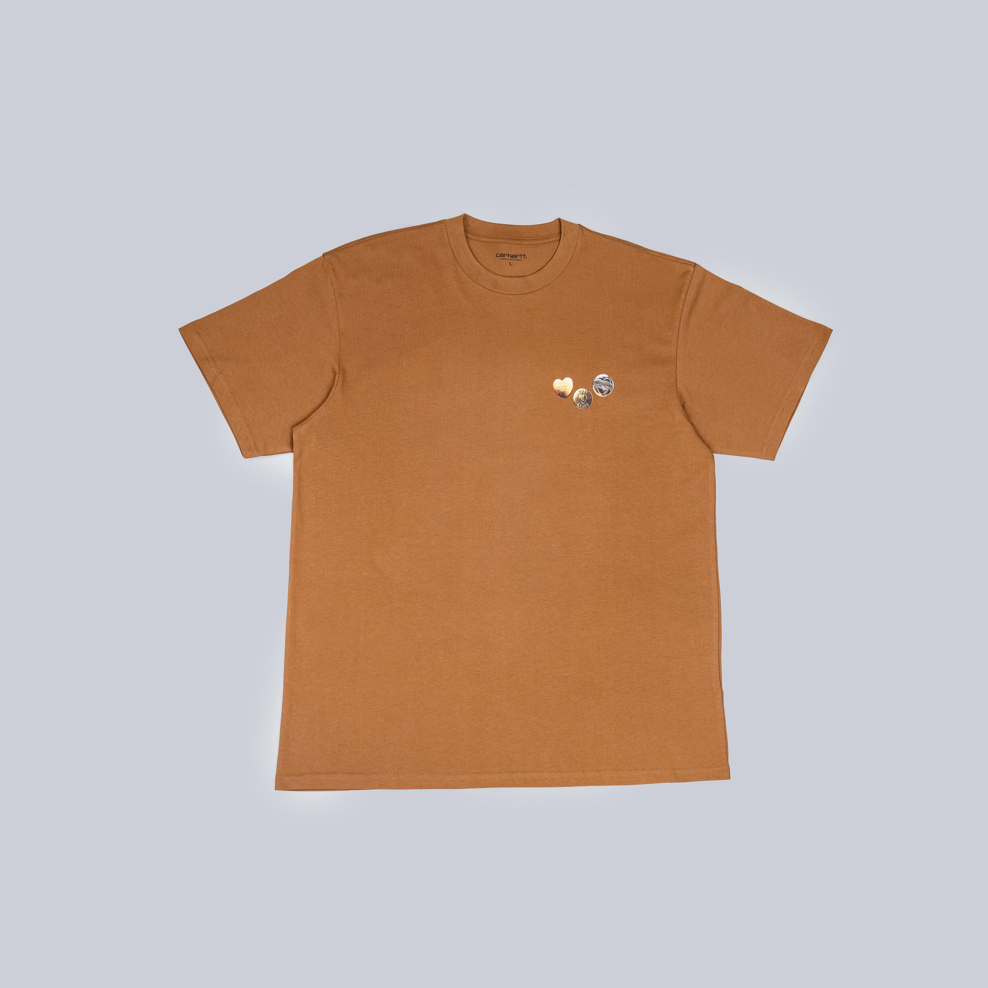 Carhartt Wip S/S Button T-Shirt Hamilton Brown