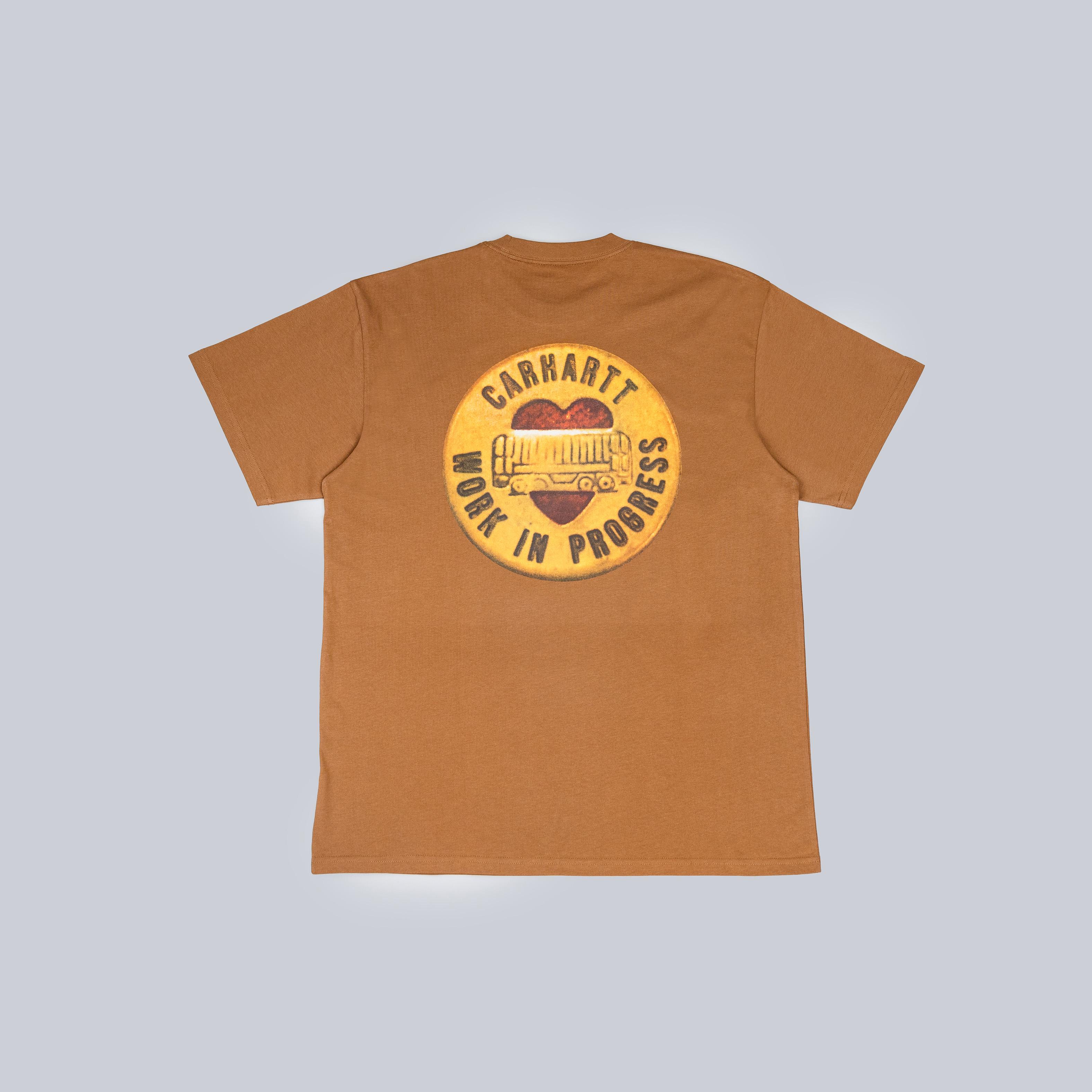 Carhartt Wip S/S Button T-Shirt Hamilton Brown