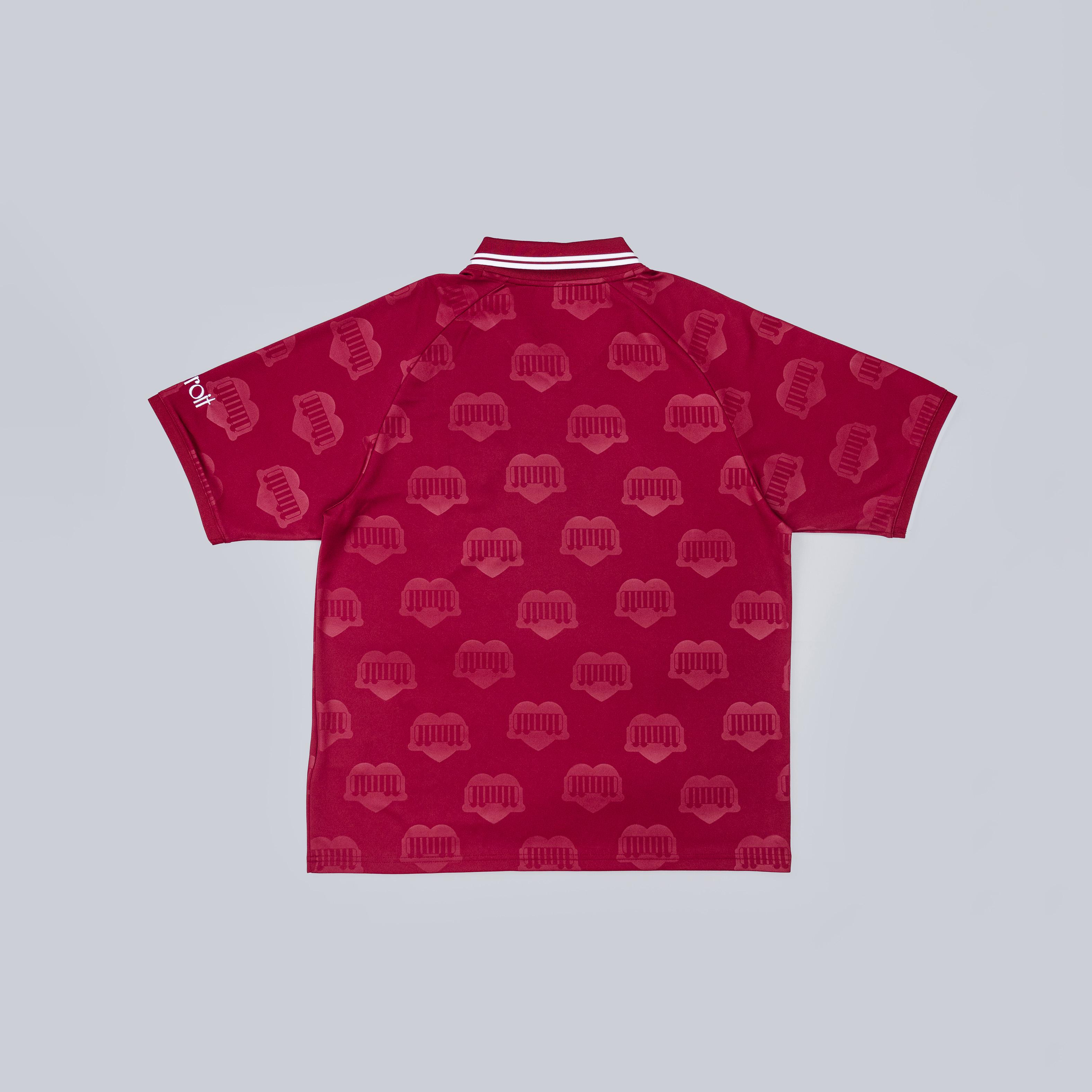Carhartt Wip S/S Hartt's Football T-Shirt Maroon
