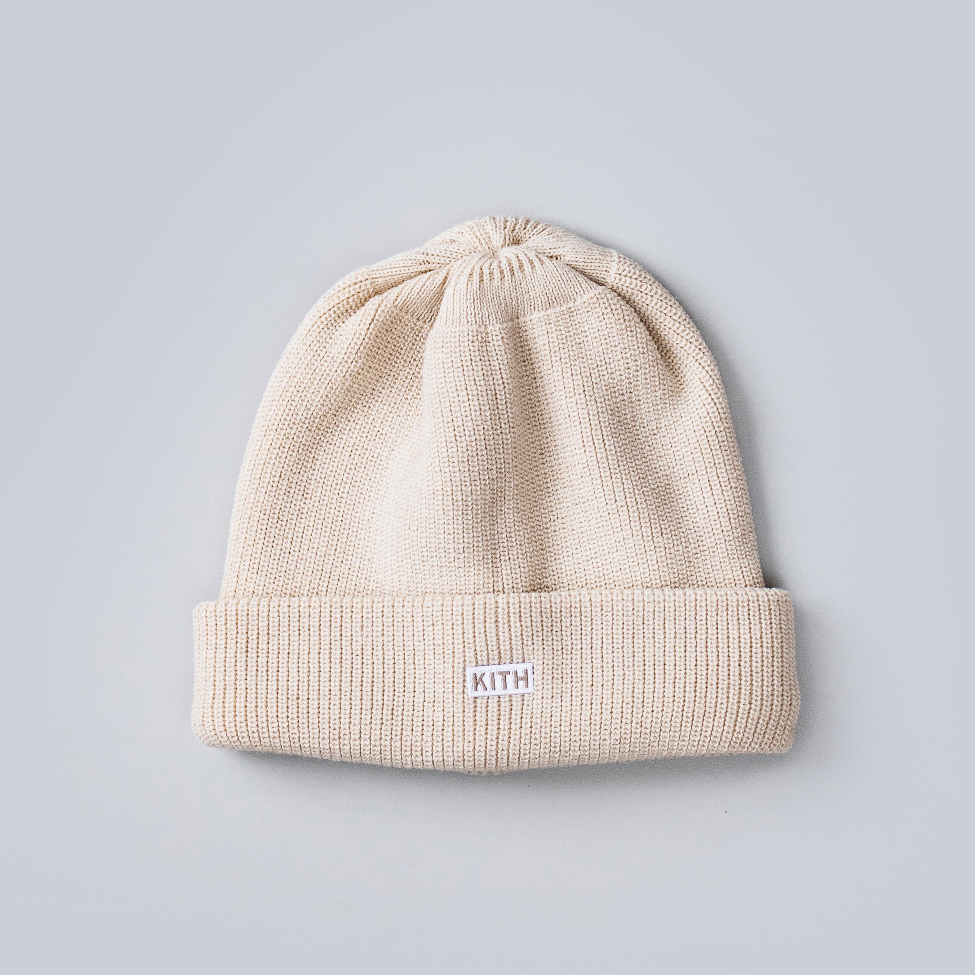 Kith Classic Beanie Cream