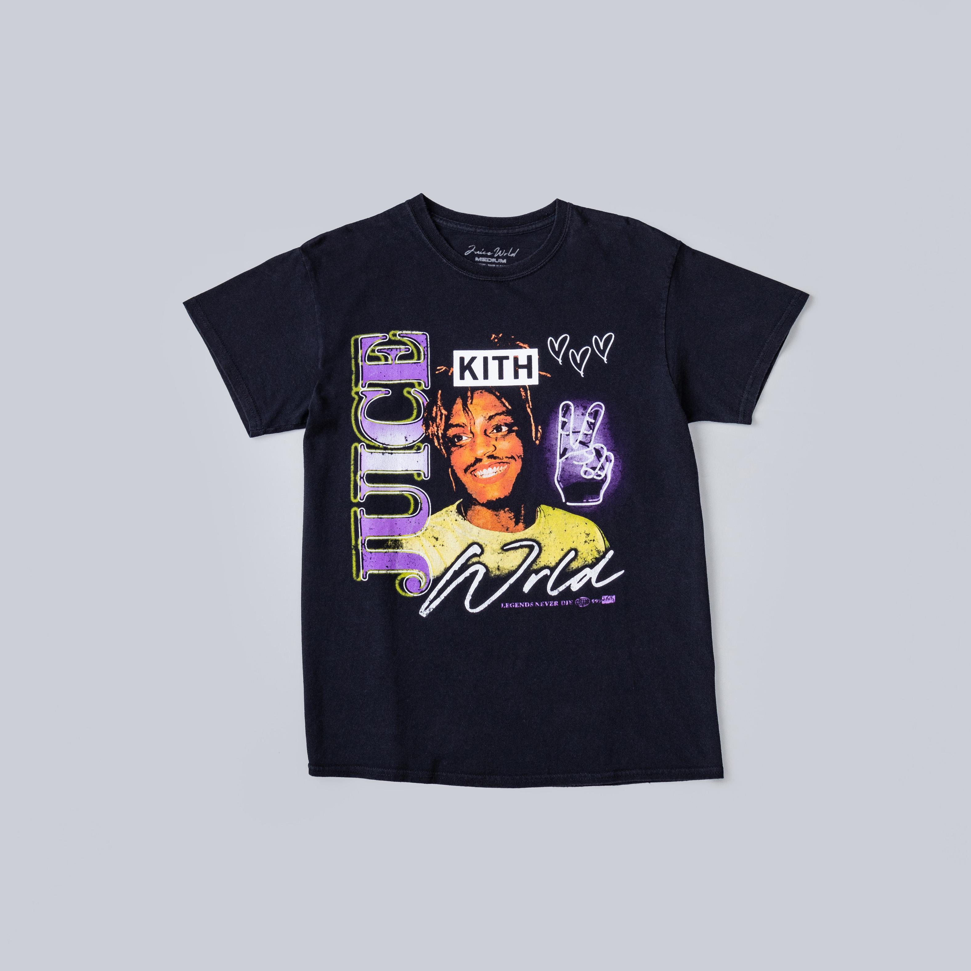 Kith Juice WRLD Peace Black Tee