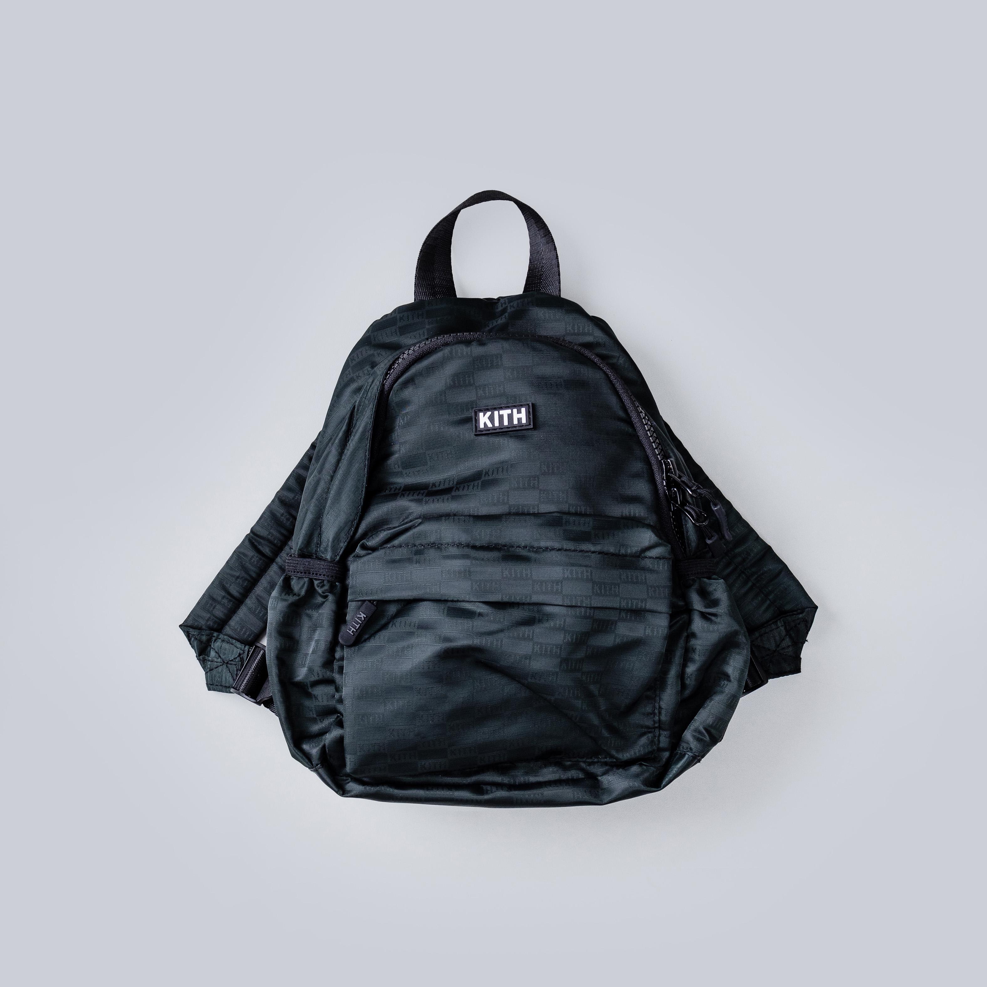 Kith Kids Monogram Nylon Jacquard Mini Backpack