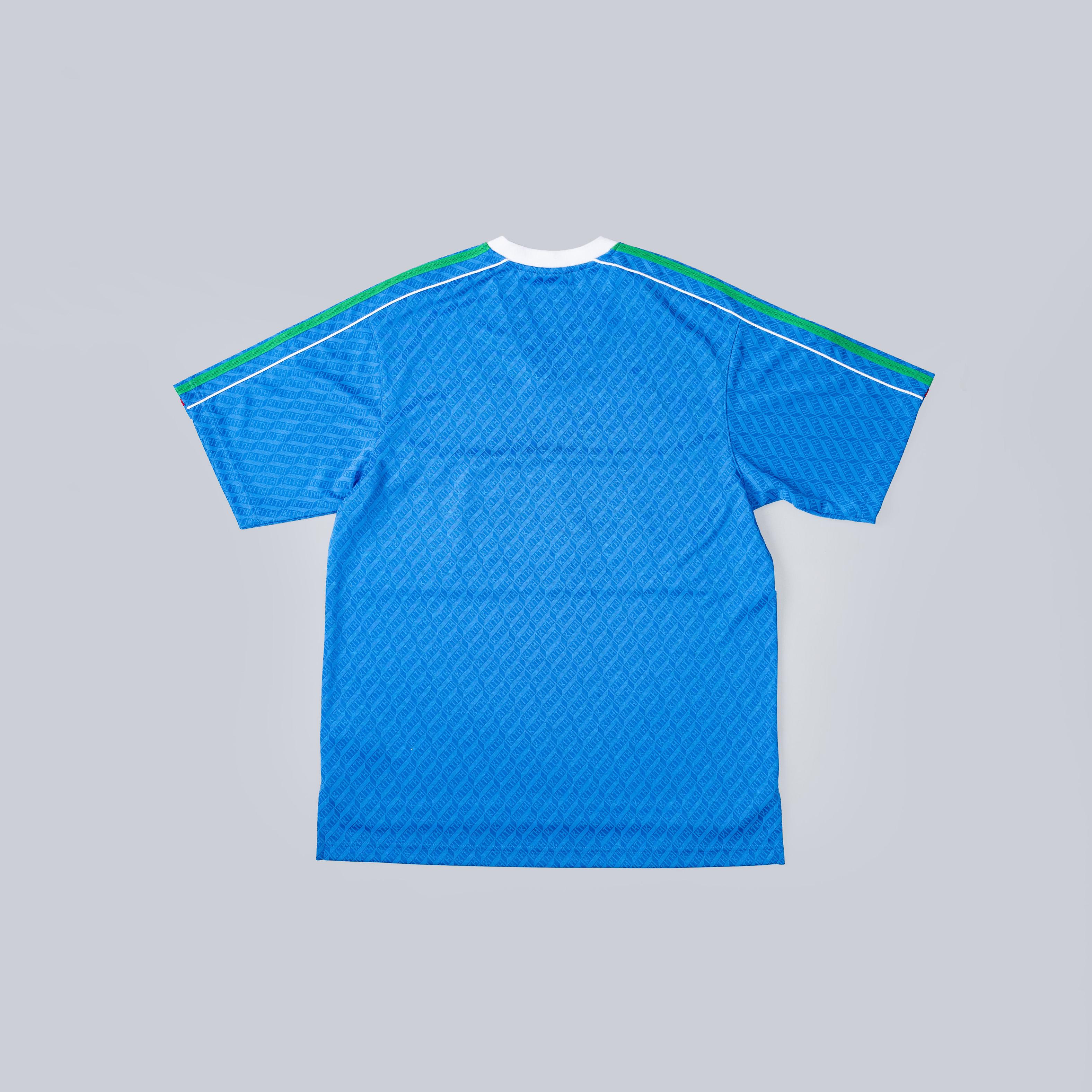Kith X Adidas Football DHL Express Jersey Blue Burst