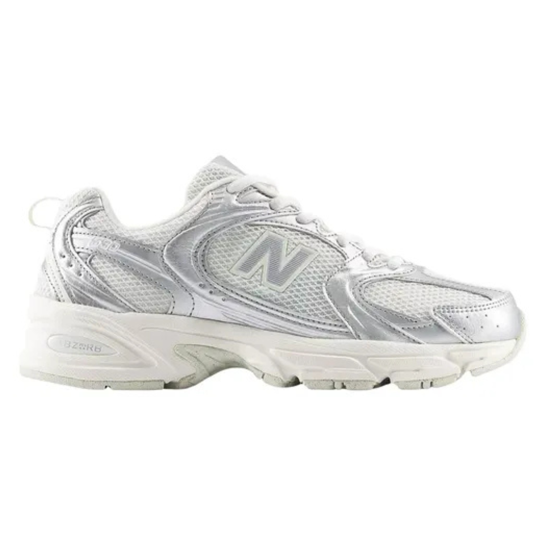 New Balance 530 Silver White Metallic Reflection