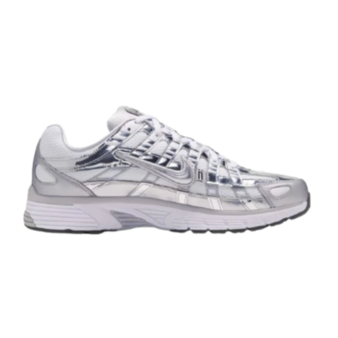 Nike P6000 White Metallic Silver