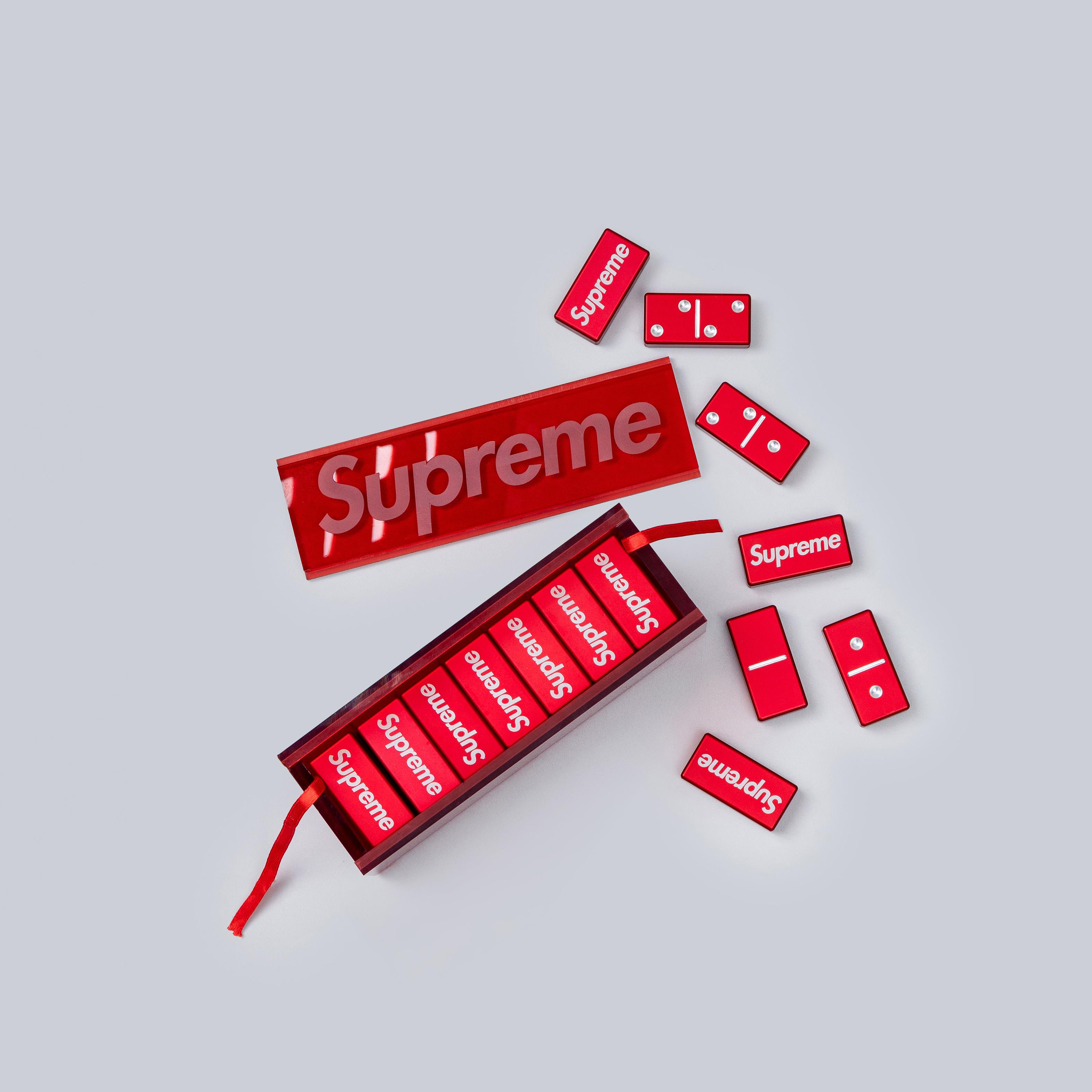 Sup. Aluminum Domino Set Red