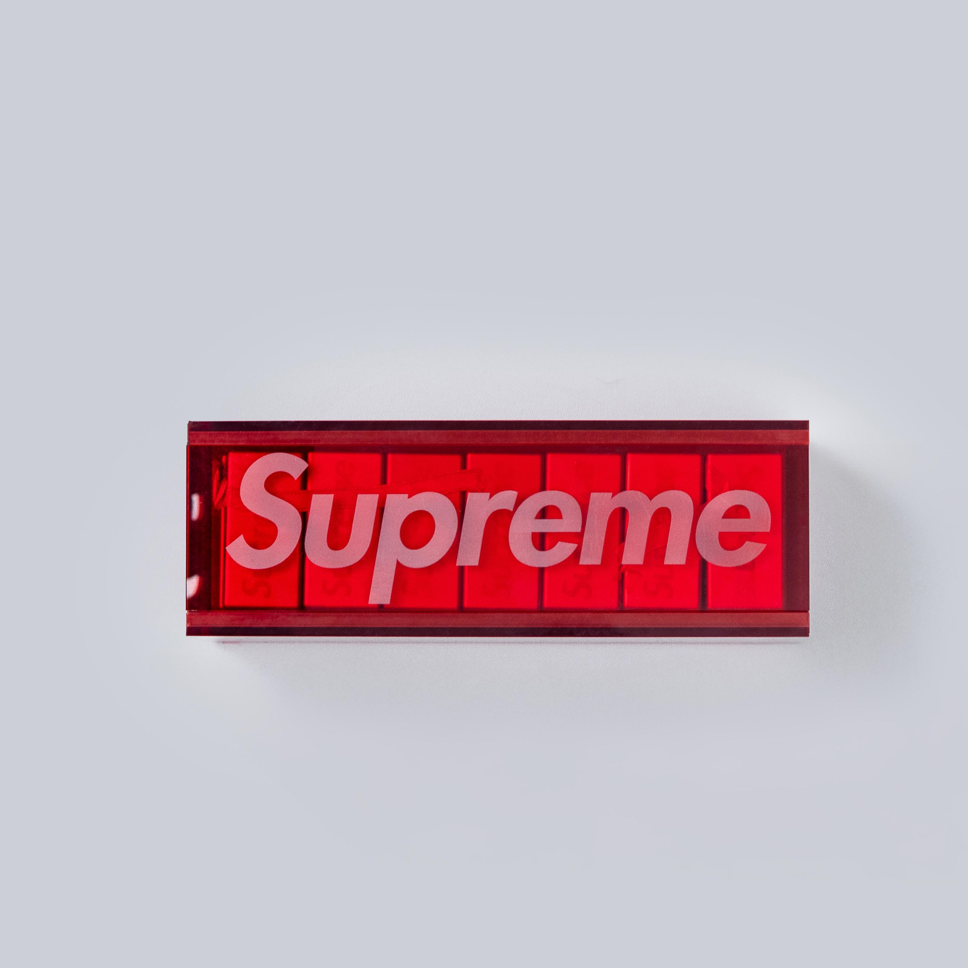 Sup. Aluminum Domino Set Red