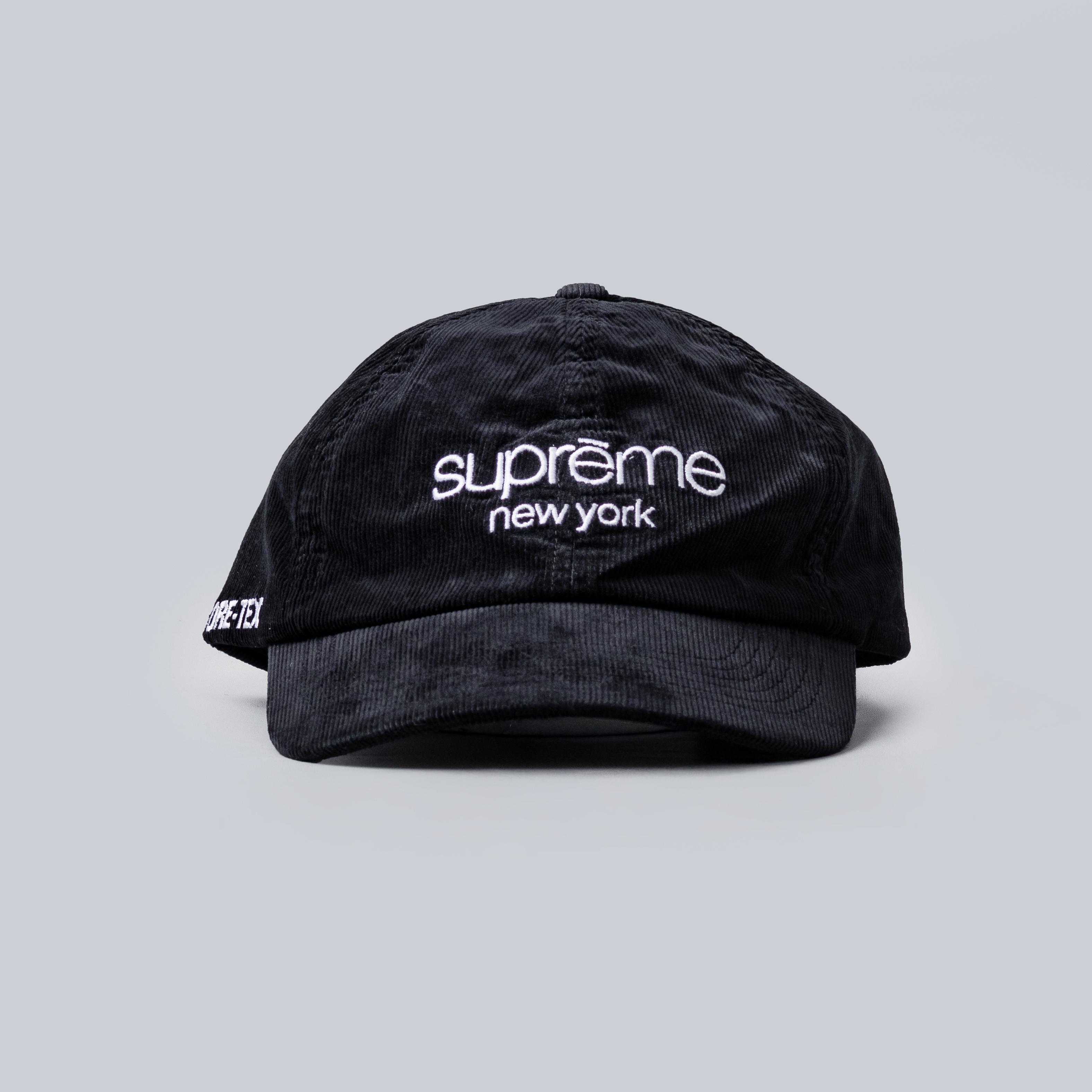 Sup Corduroy Classic Logo Black Cap