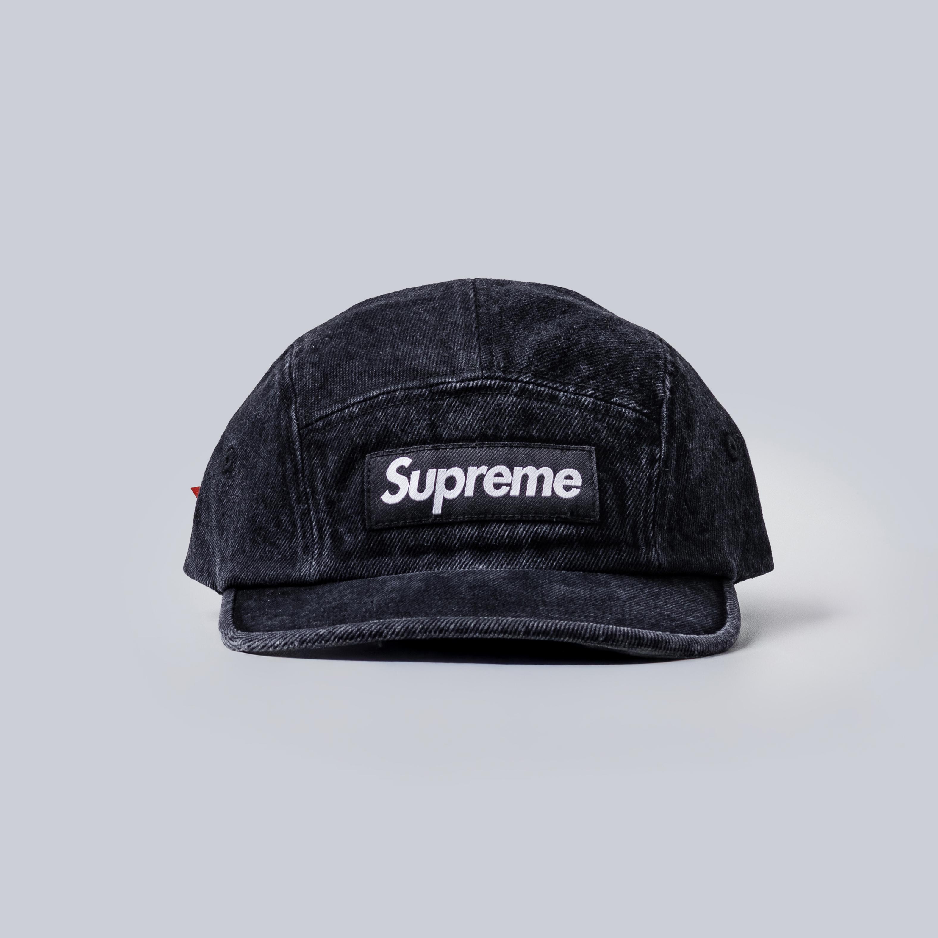 Sup Denim Camp Cap Black 