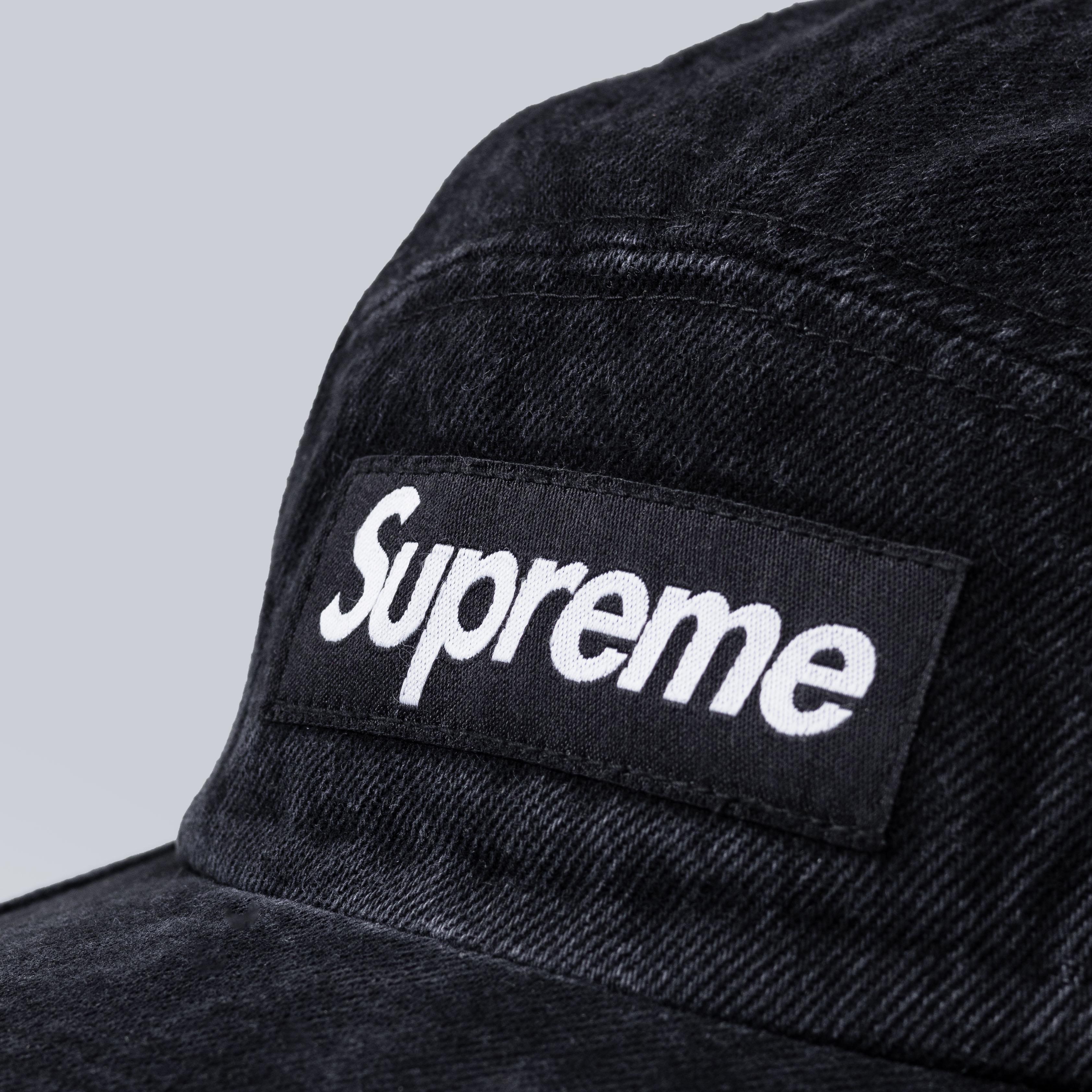 Sup Denim Camp Cap Black 