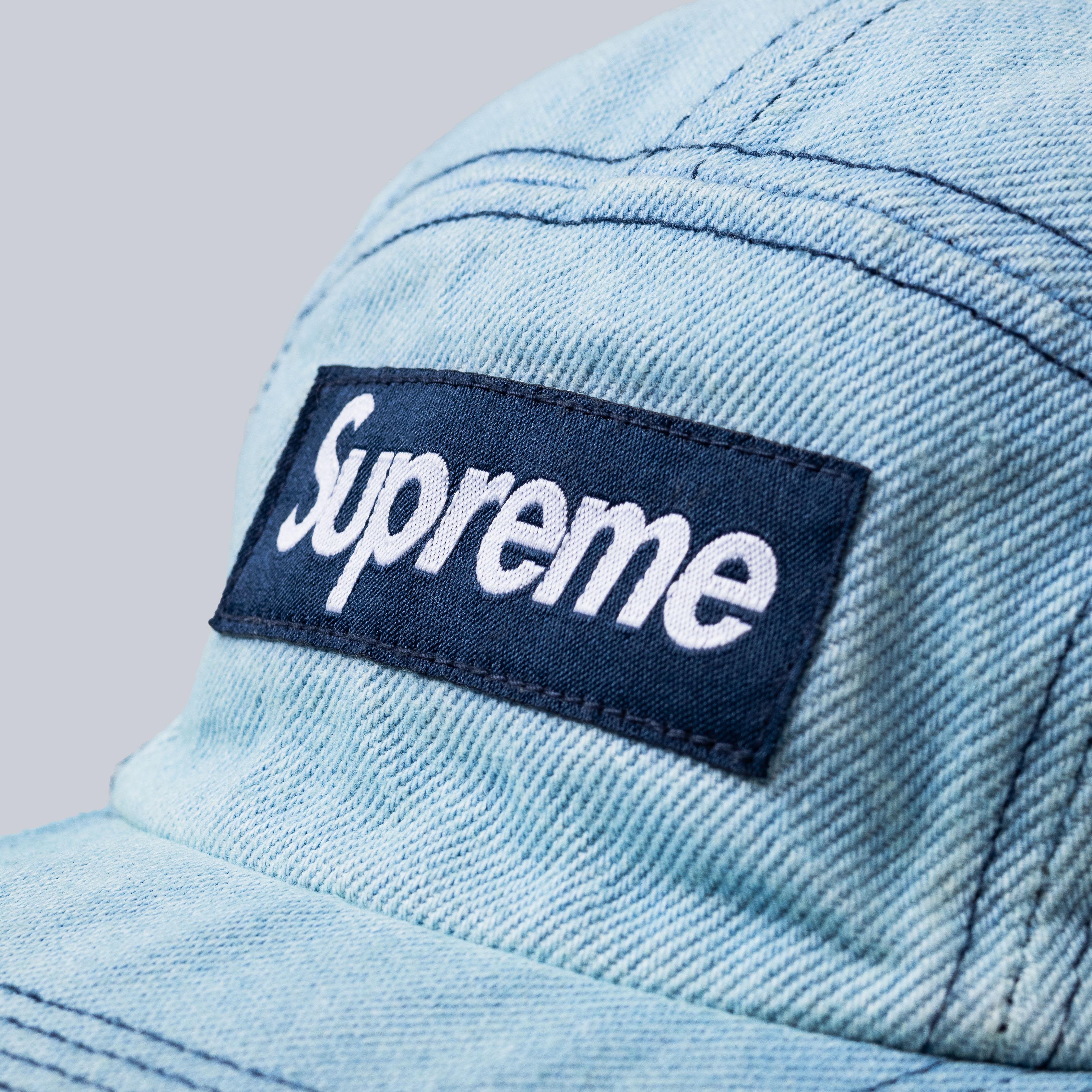 Sup Denim Camp Cap Blue