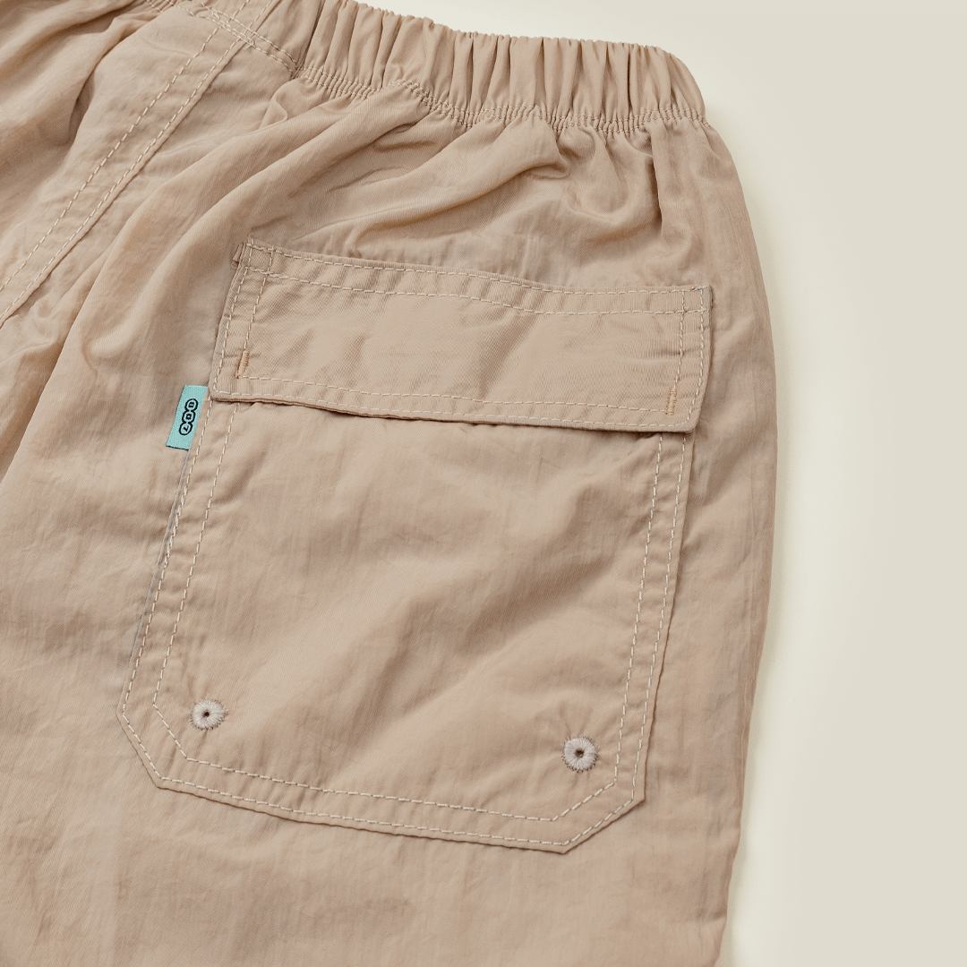 807 IDENTITY Kids Nylon Pants Light Brown