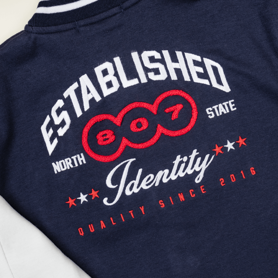 807 IDENTITY Kids Varsity Jacket