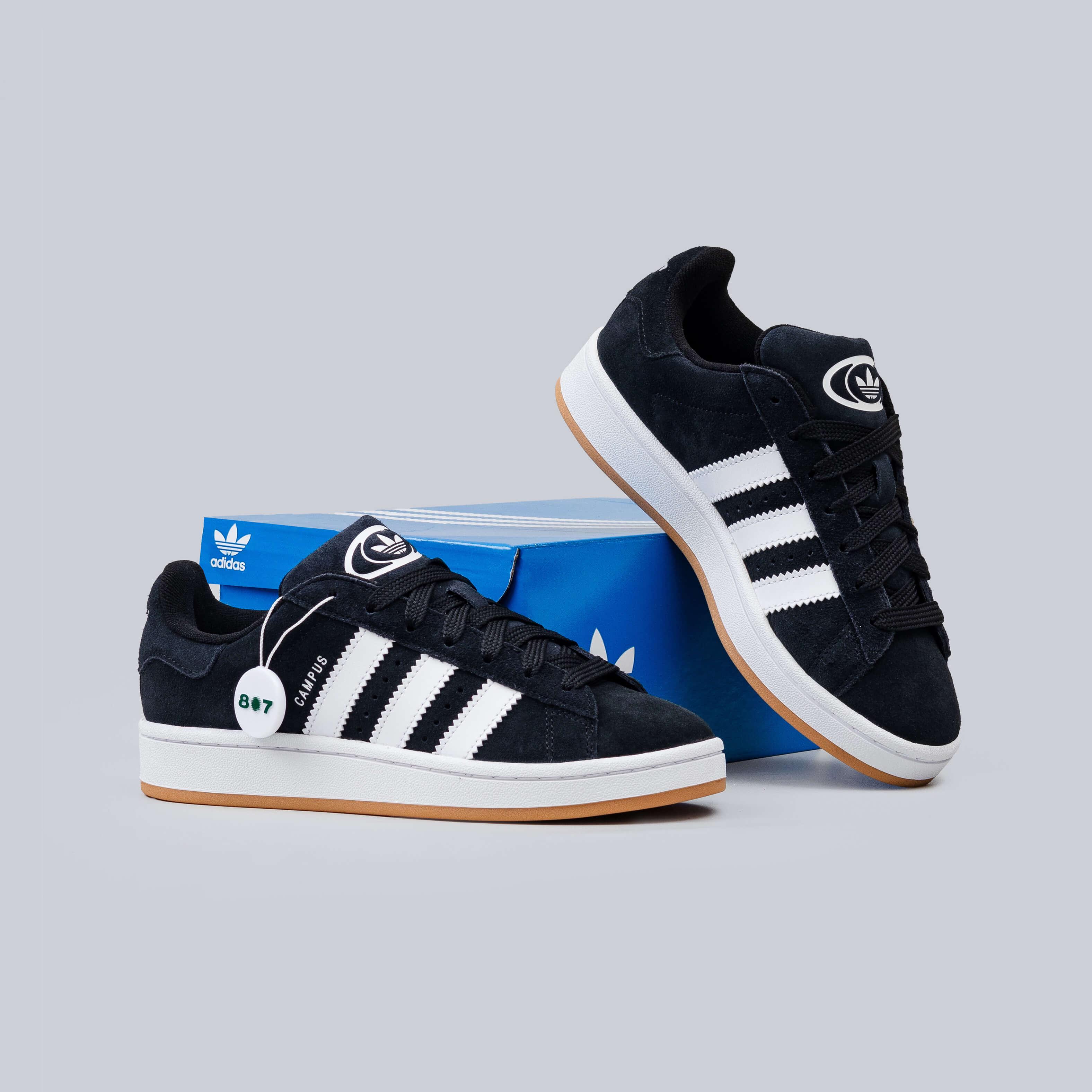 Adidas Campus 00s Black White Gum GS Women