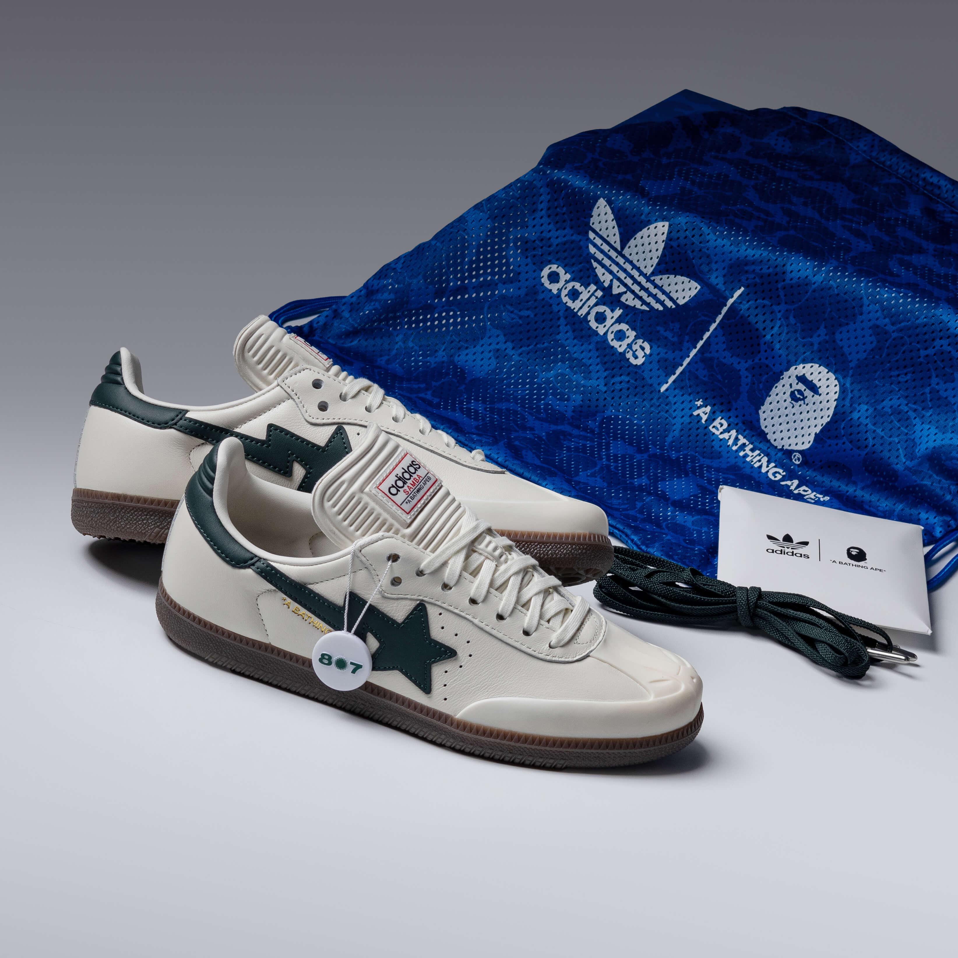 Adidas Samba Bape World Cup Pack White Forest