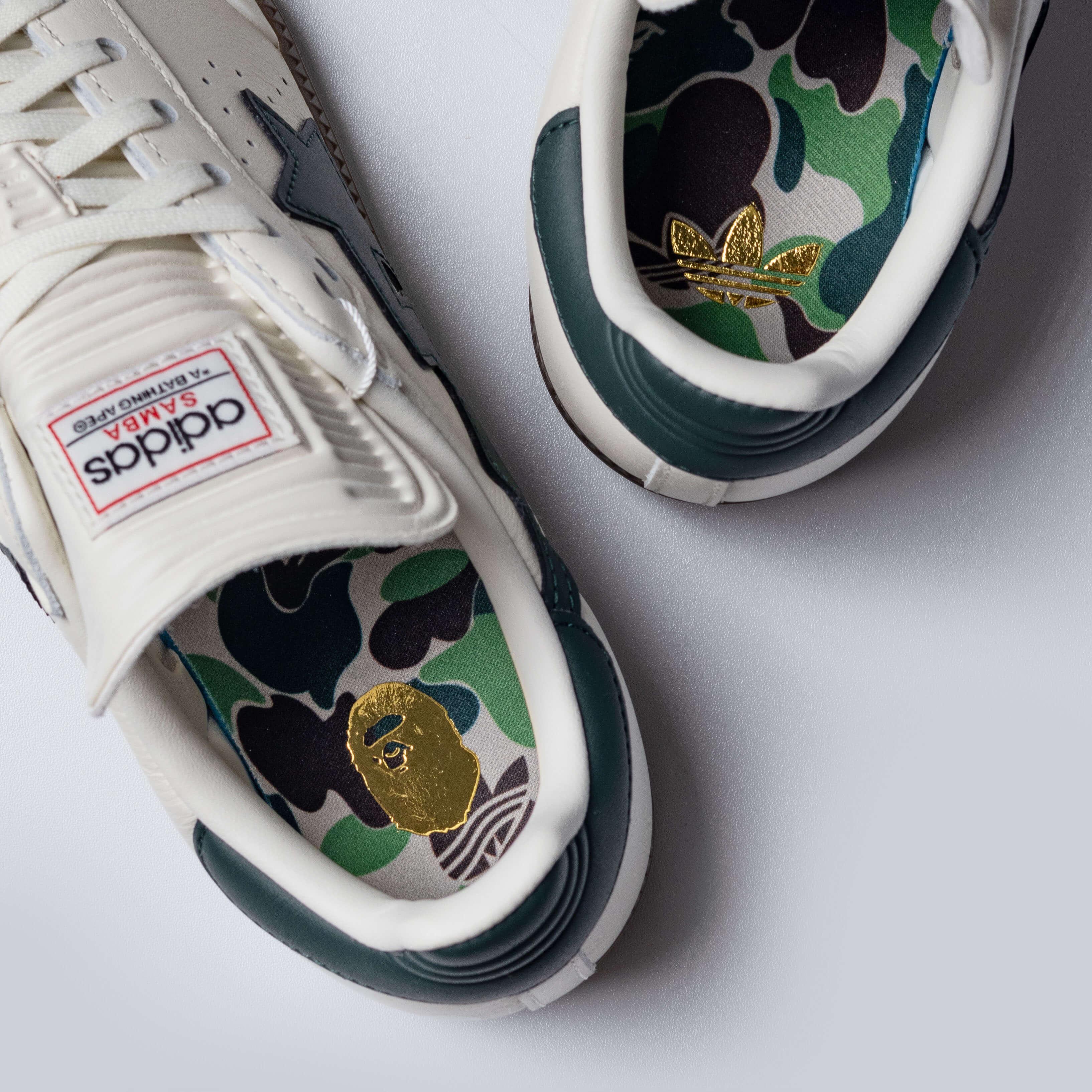 Adidas Samba Bape World Cup Pack White Forest