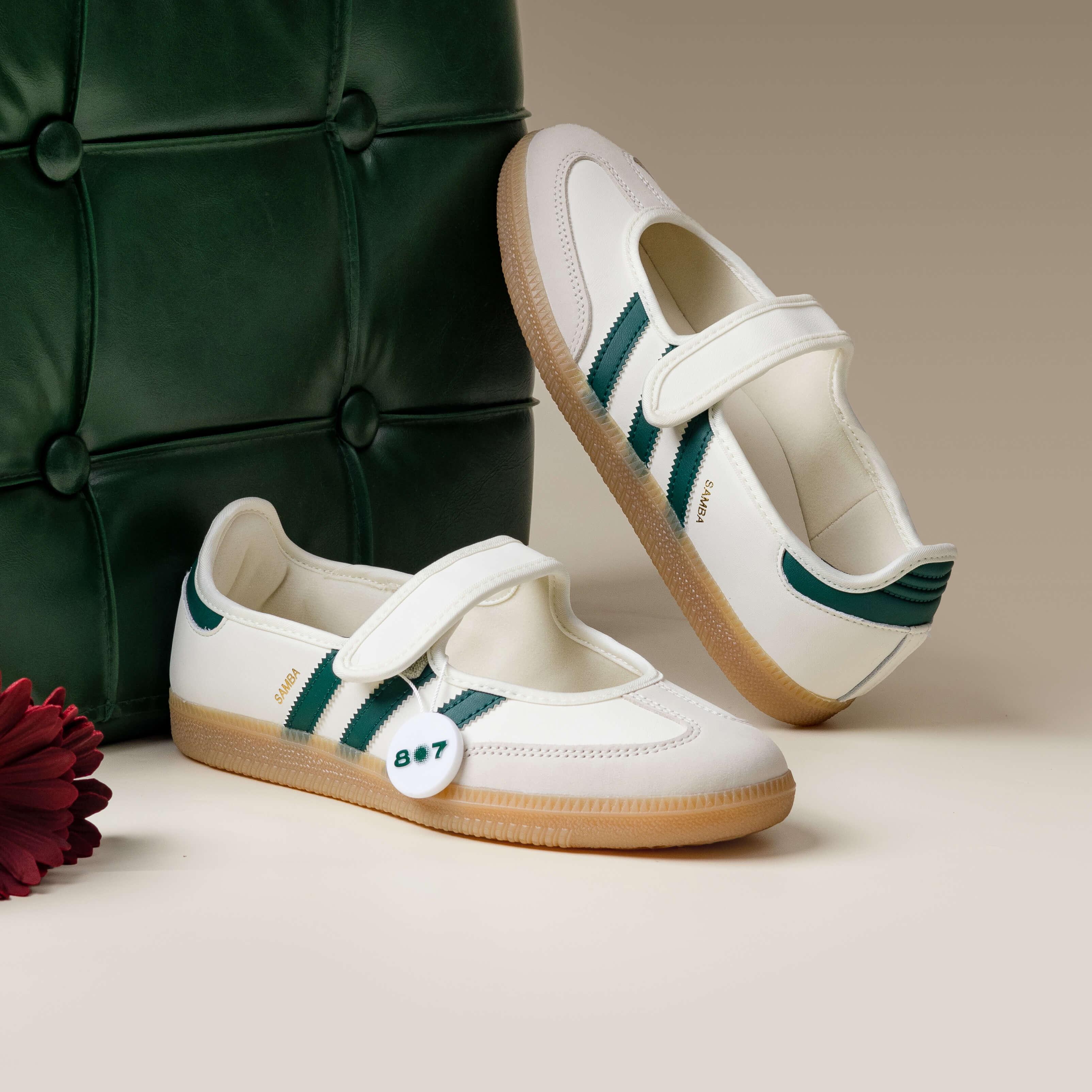 Adidas Samba Jane Cream Green