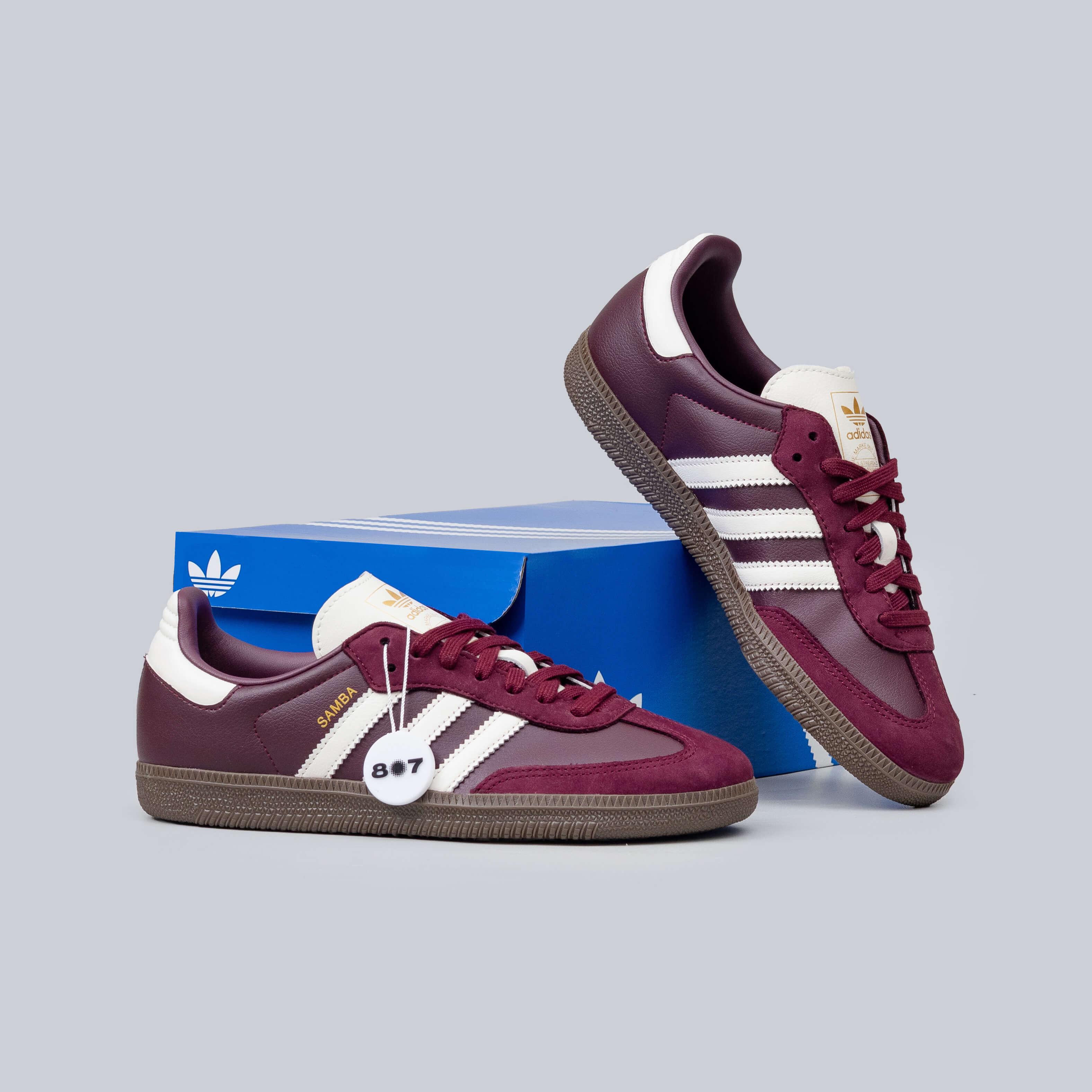 Adidas Samba OG Maroon Off White Gum