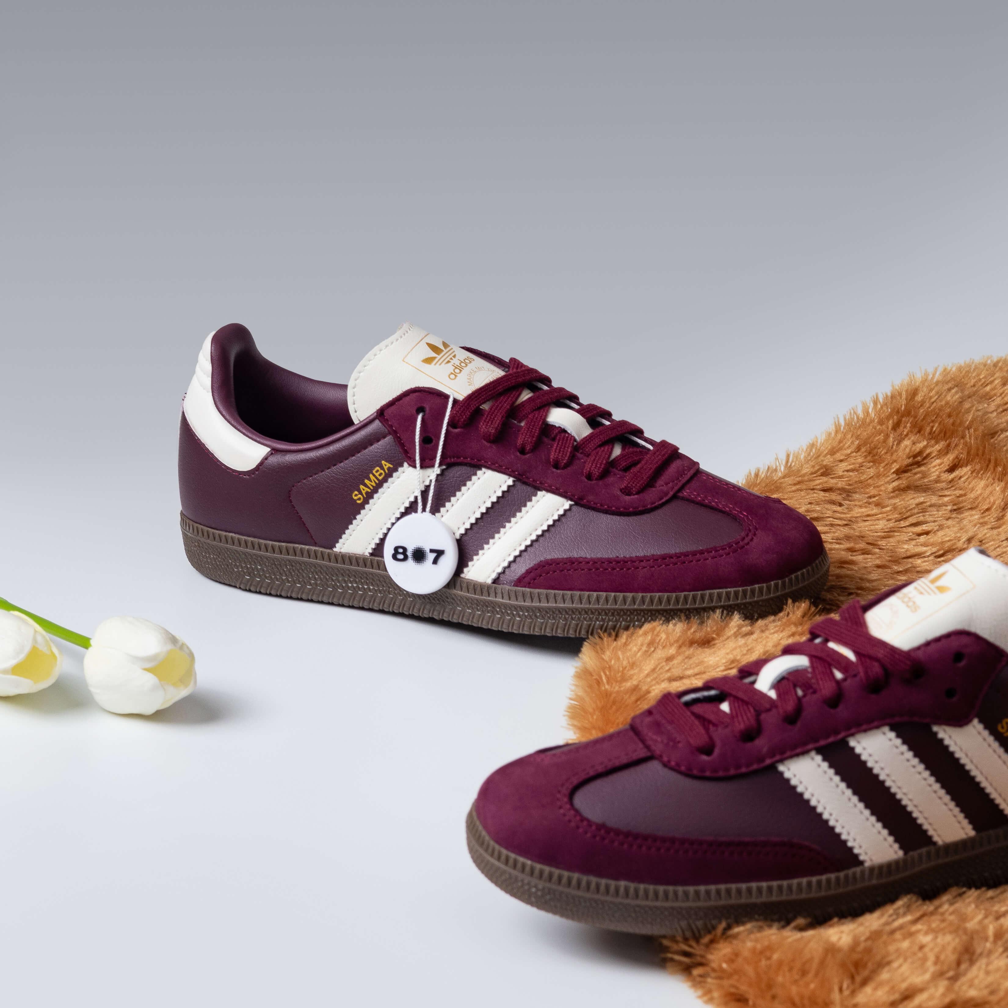 Adidas Samba OG Maroon Off White Gum