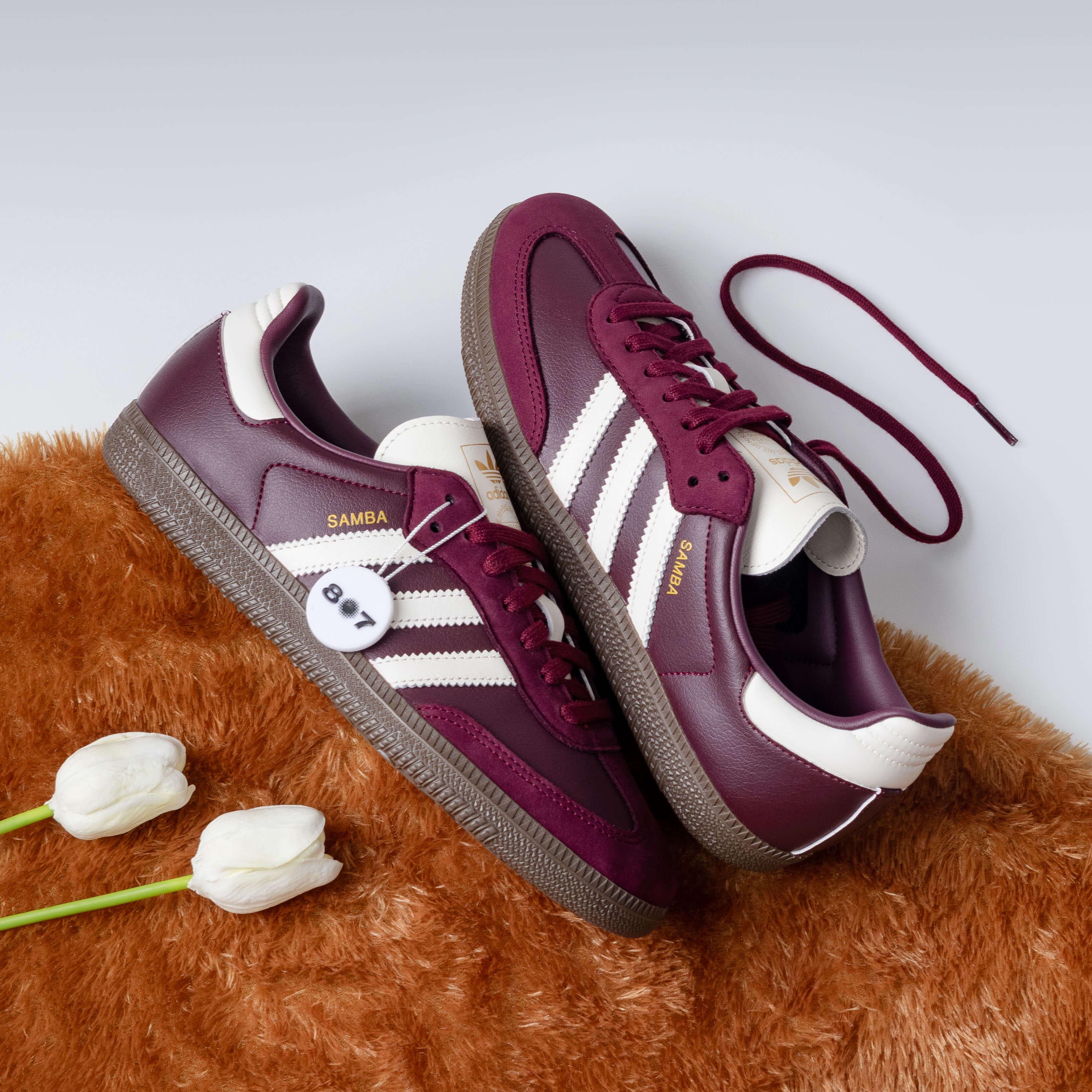 Adidas Samba OG Maroon Off White Gum