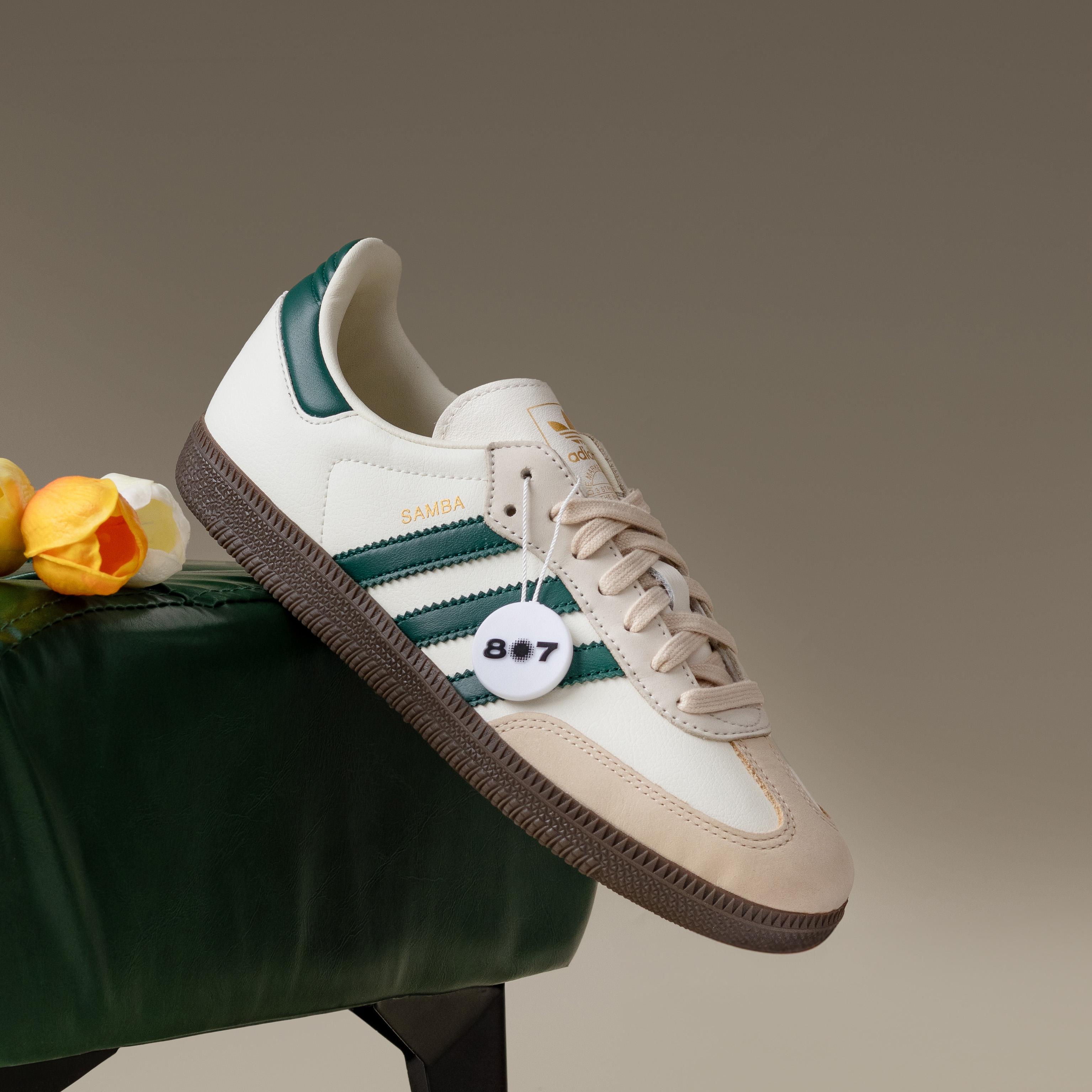 Adidas Samba OG Off White Green Sand Strata