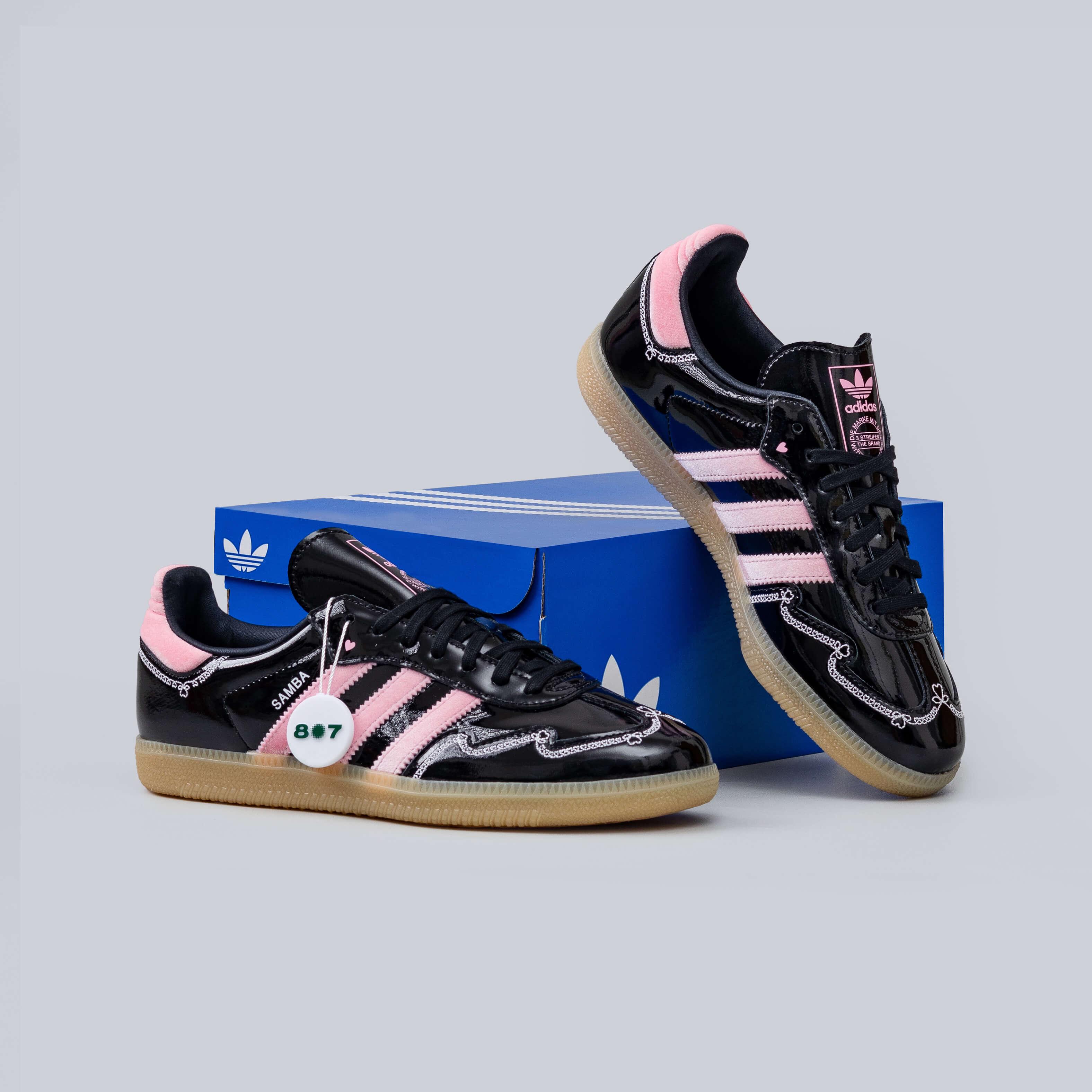 Adidas Samba OG Valentines Day Black Light Pink GS Women
