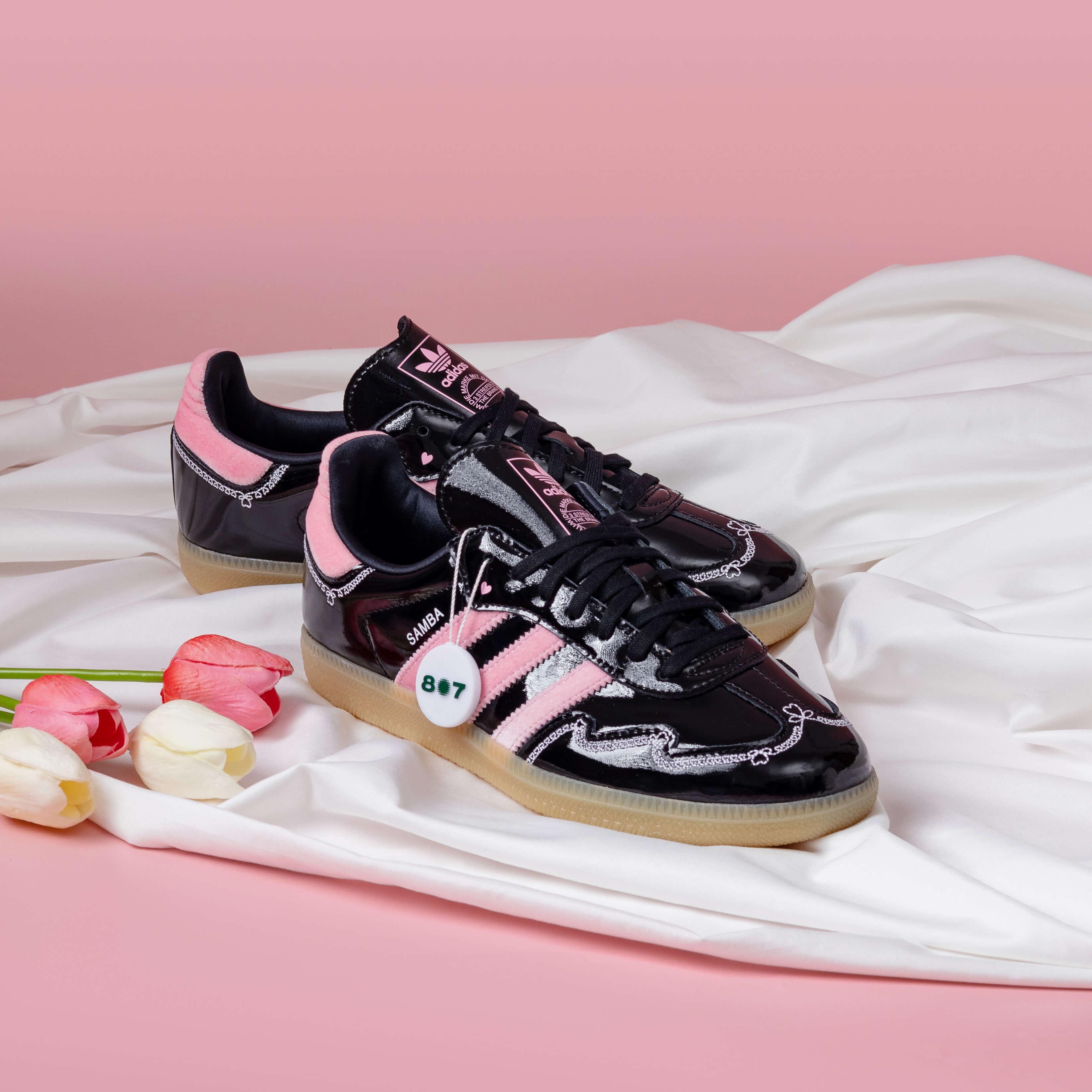 Adidas Samba OG Valentines Day Black Light Pink GS Women