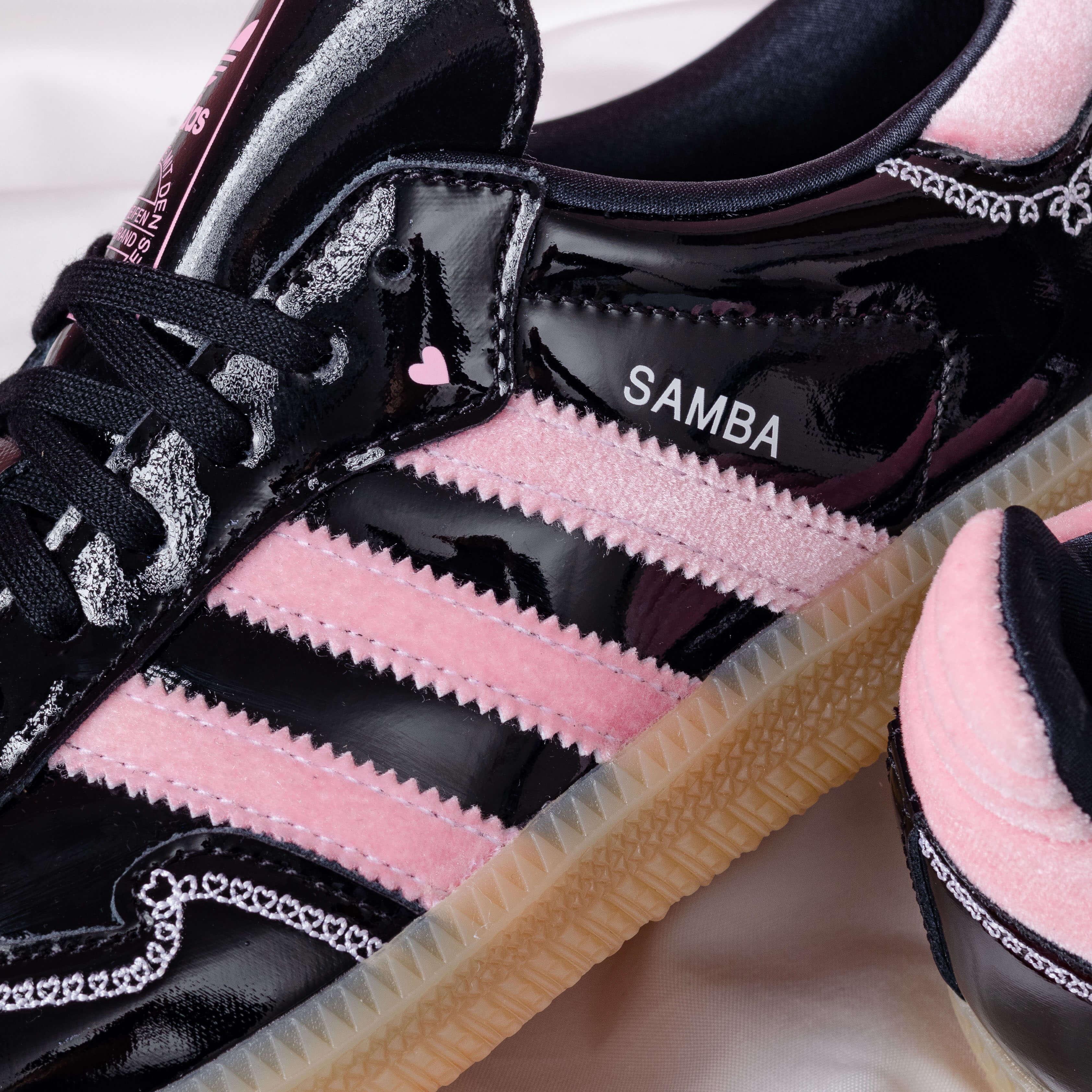 Adidas Samba OG Valentines Day Black Light Pink GS Women