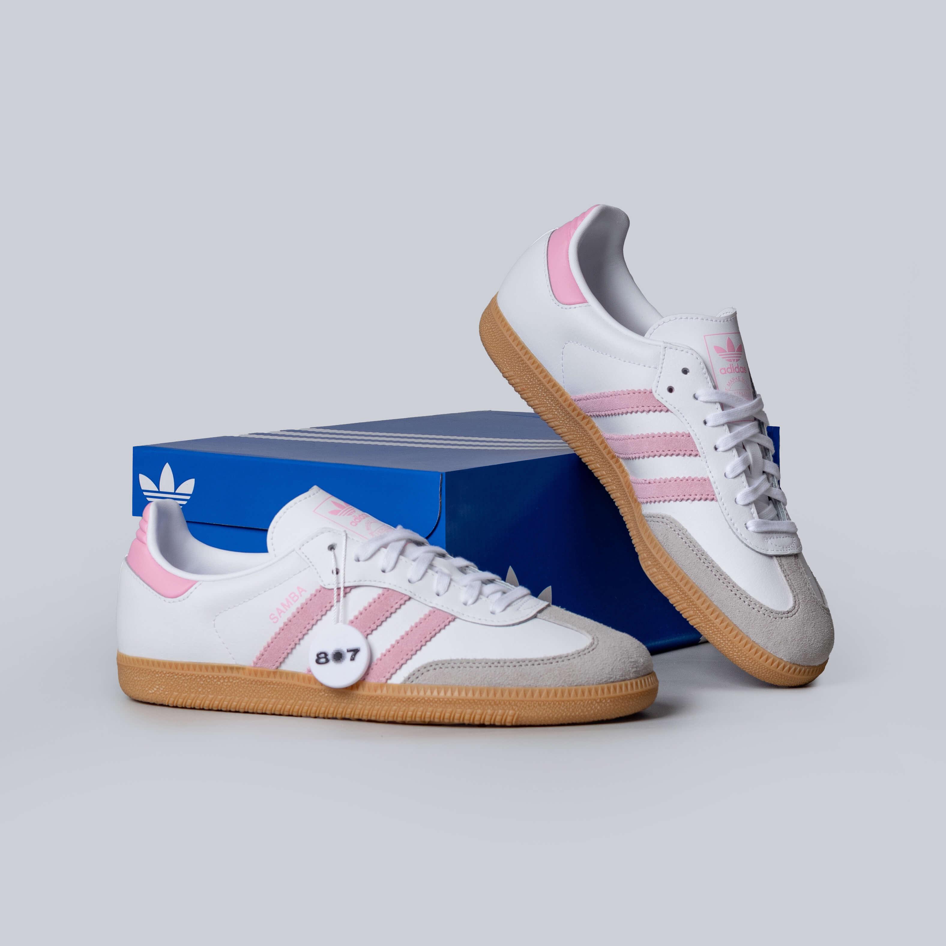 Adidas Samba OG White Light Pink Gum GS Women