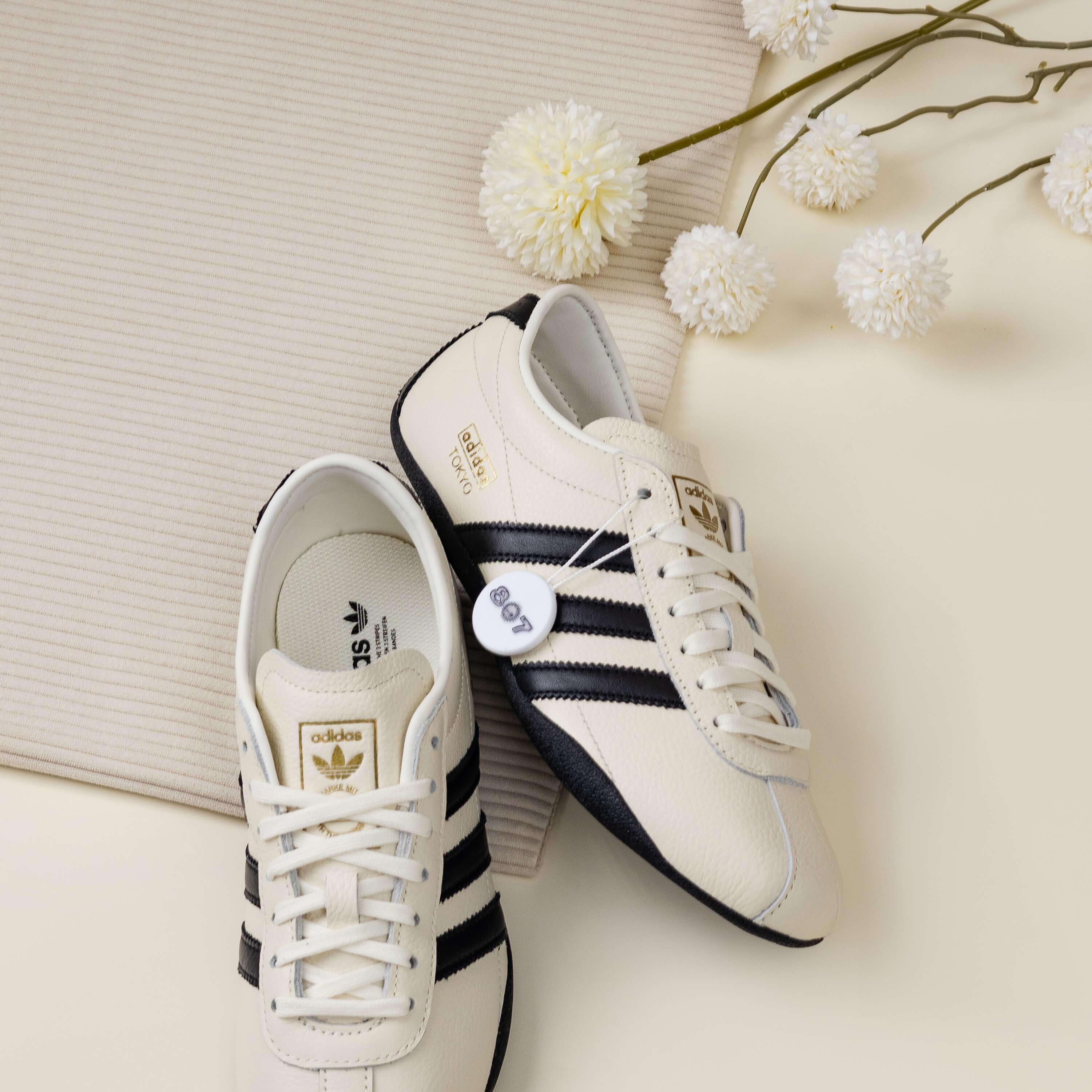 Adidas Tokyo Off White Core Black Gold Metallic