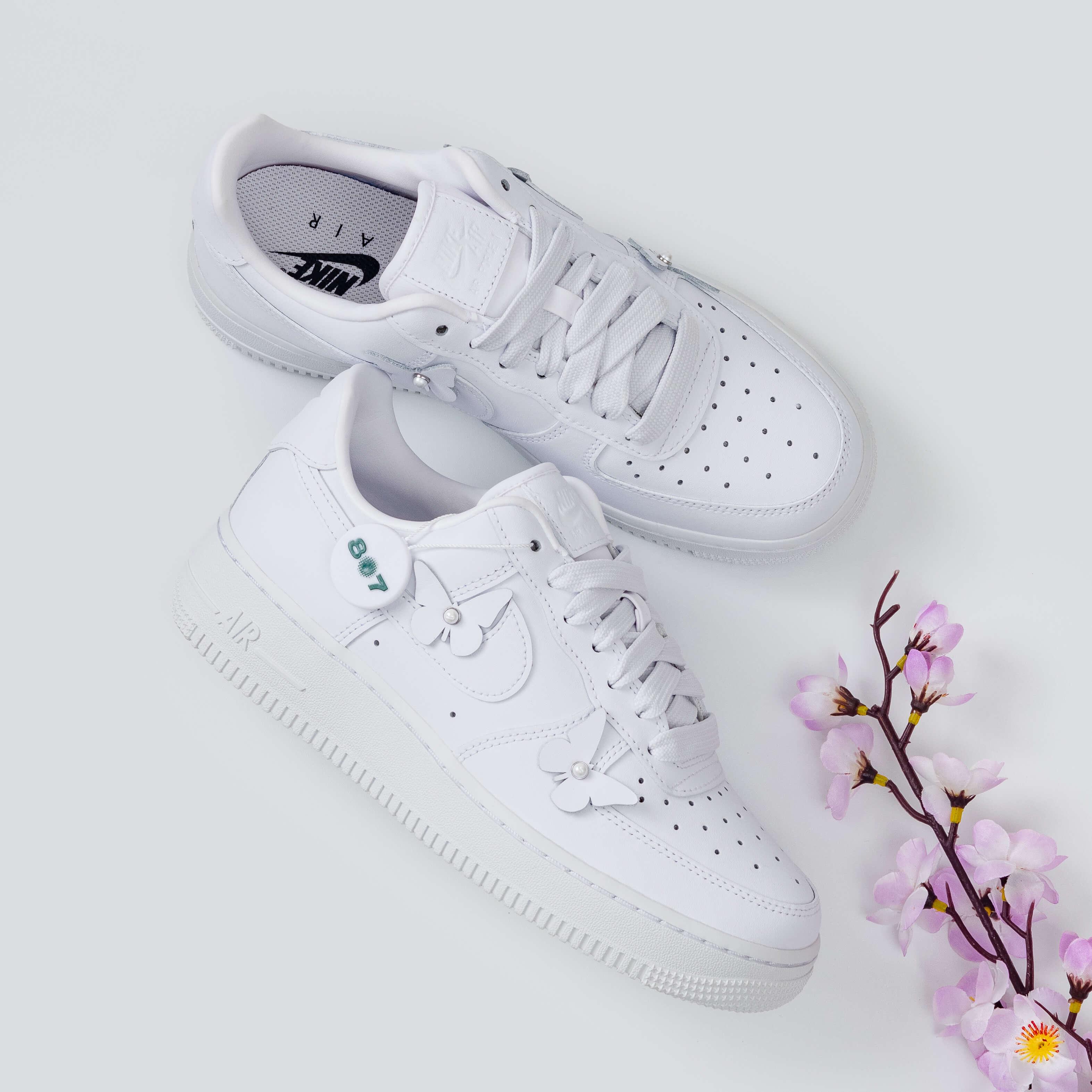 Air Force 1 Low Butterfly White