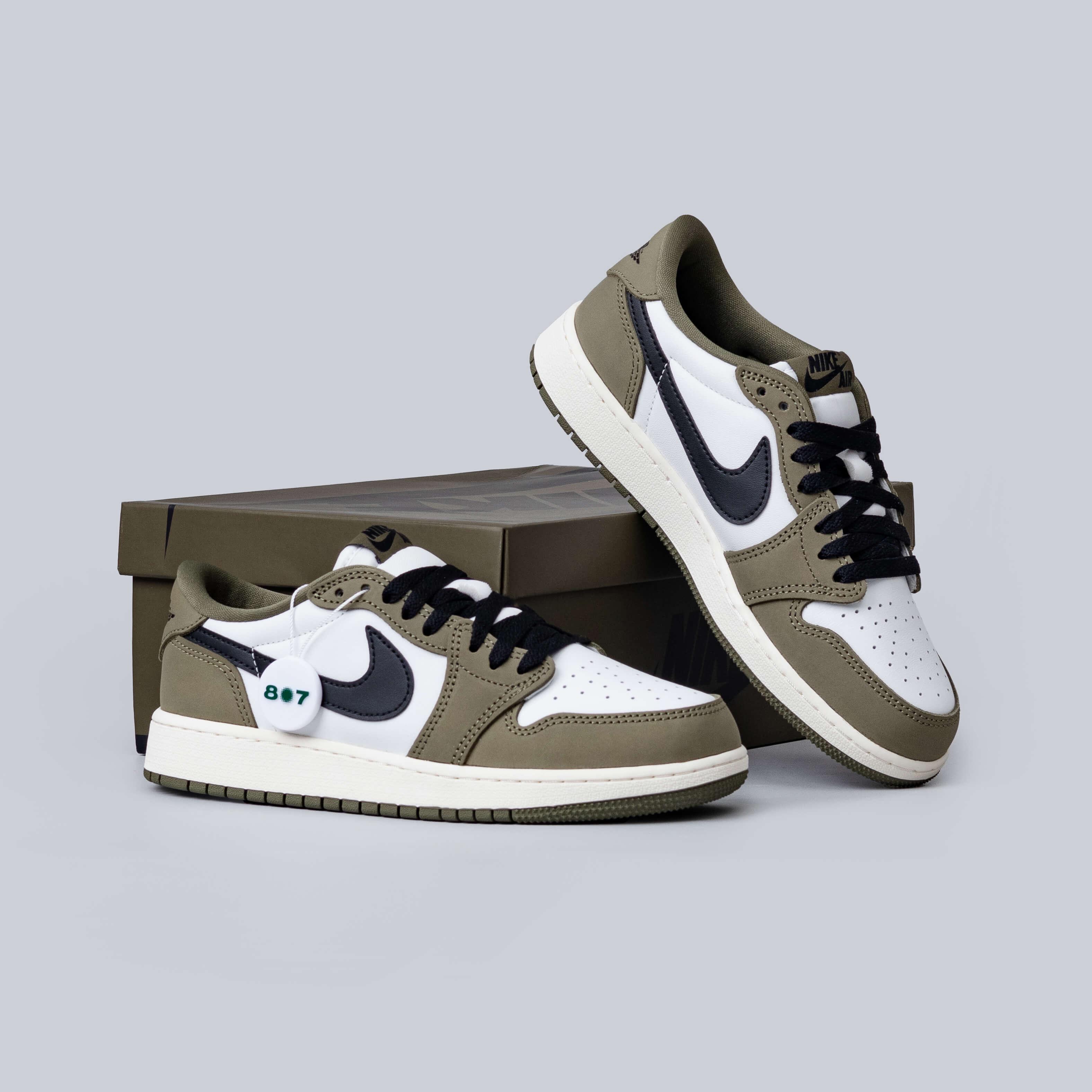 Air Jordan 1 Low OG Medium Olive GS Women