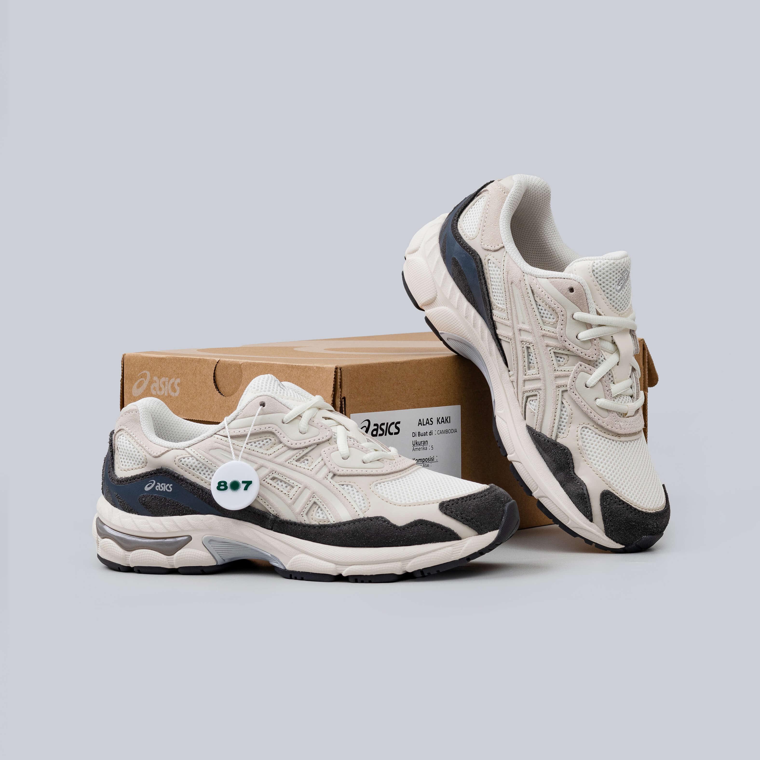 Asics Gel NYC Cream Smoke Grey GS Women