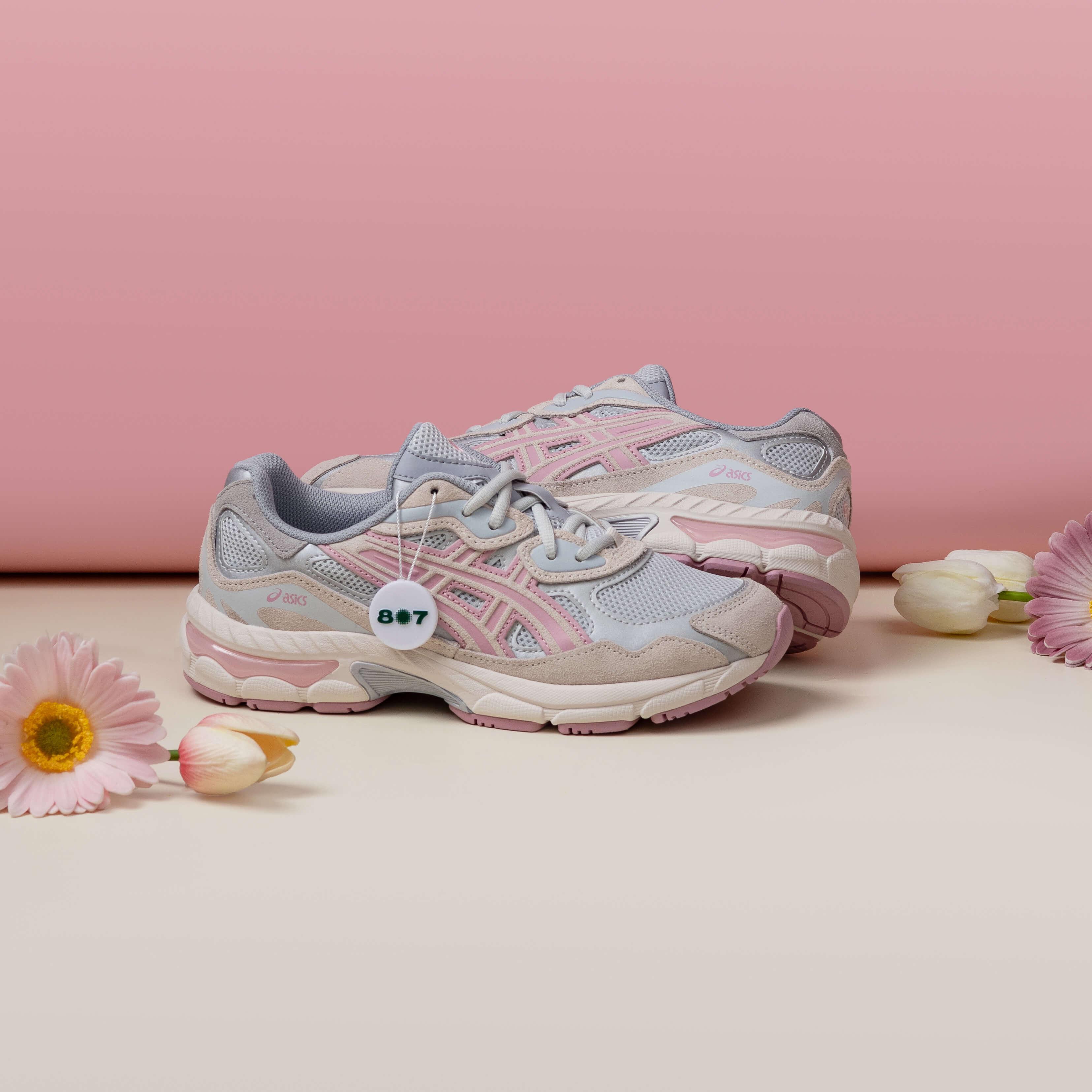 Asics Gel NYC Glacier Grey Coneflower GS Women