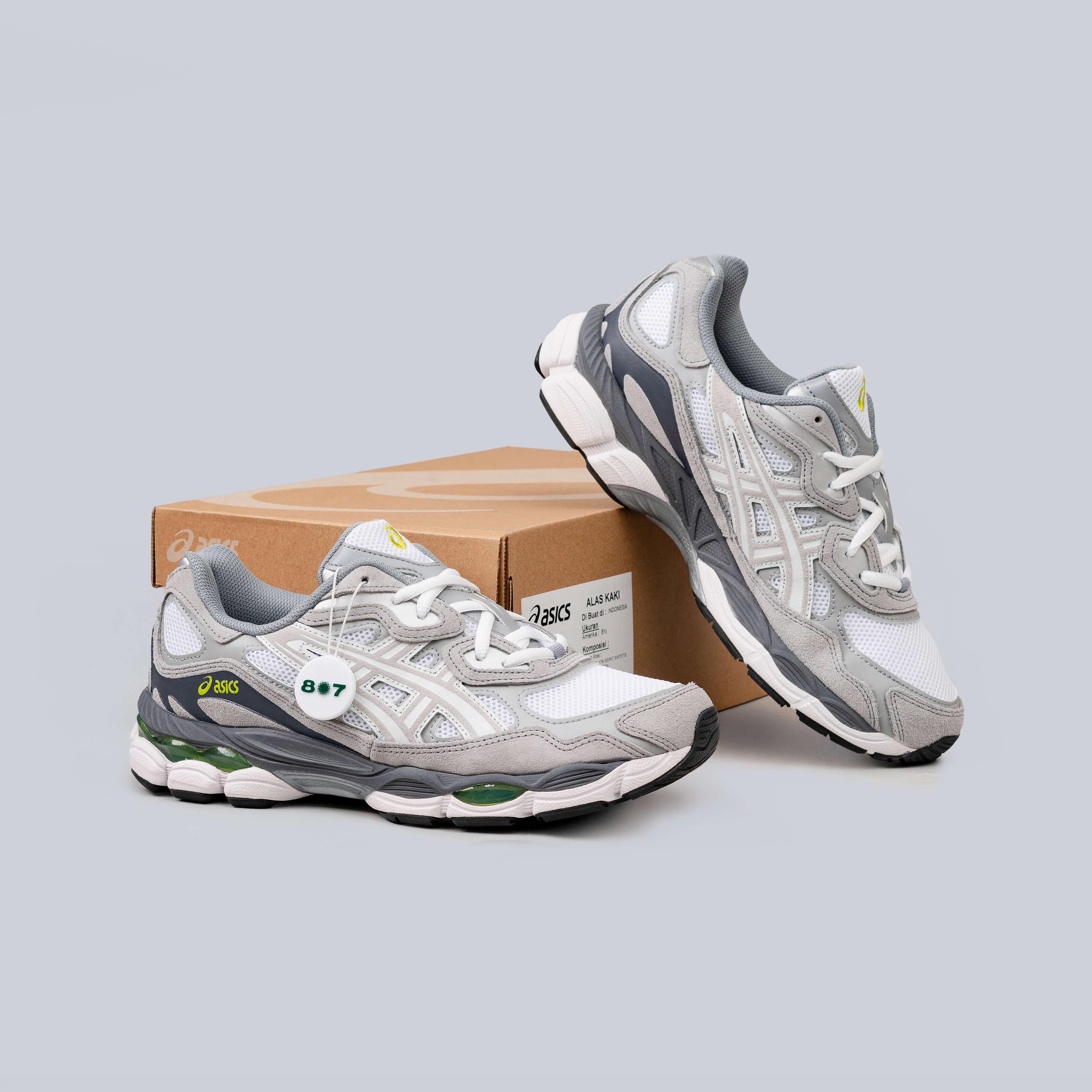 Asics Gel NYC White Glacier Grey