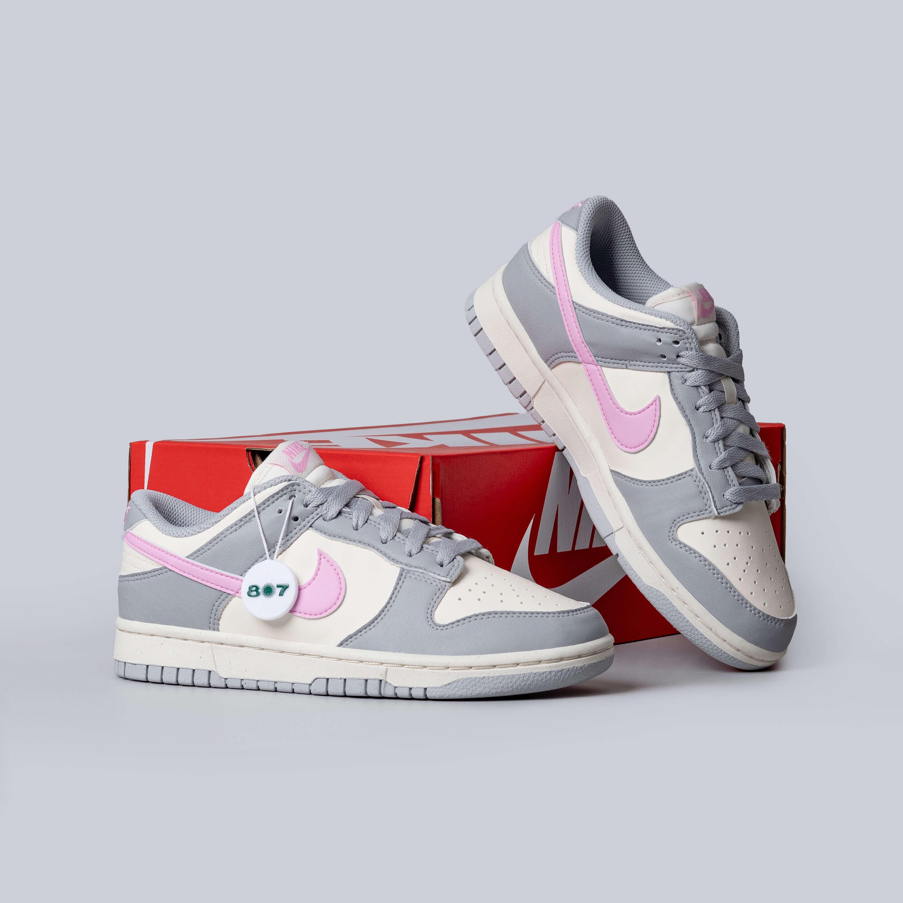 Dunk Low Next Nature Light Smoke Grey Pink Rise