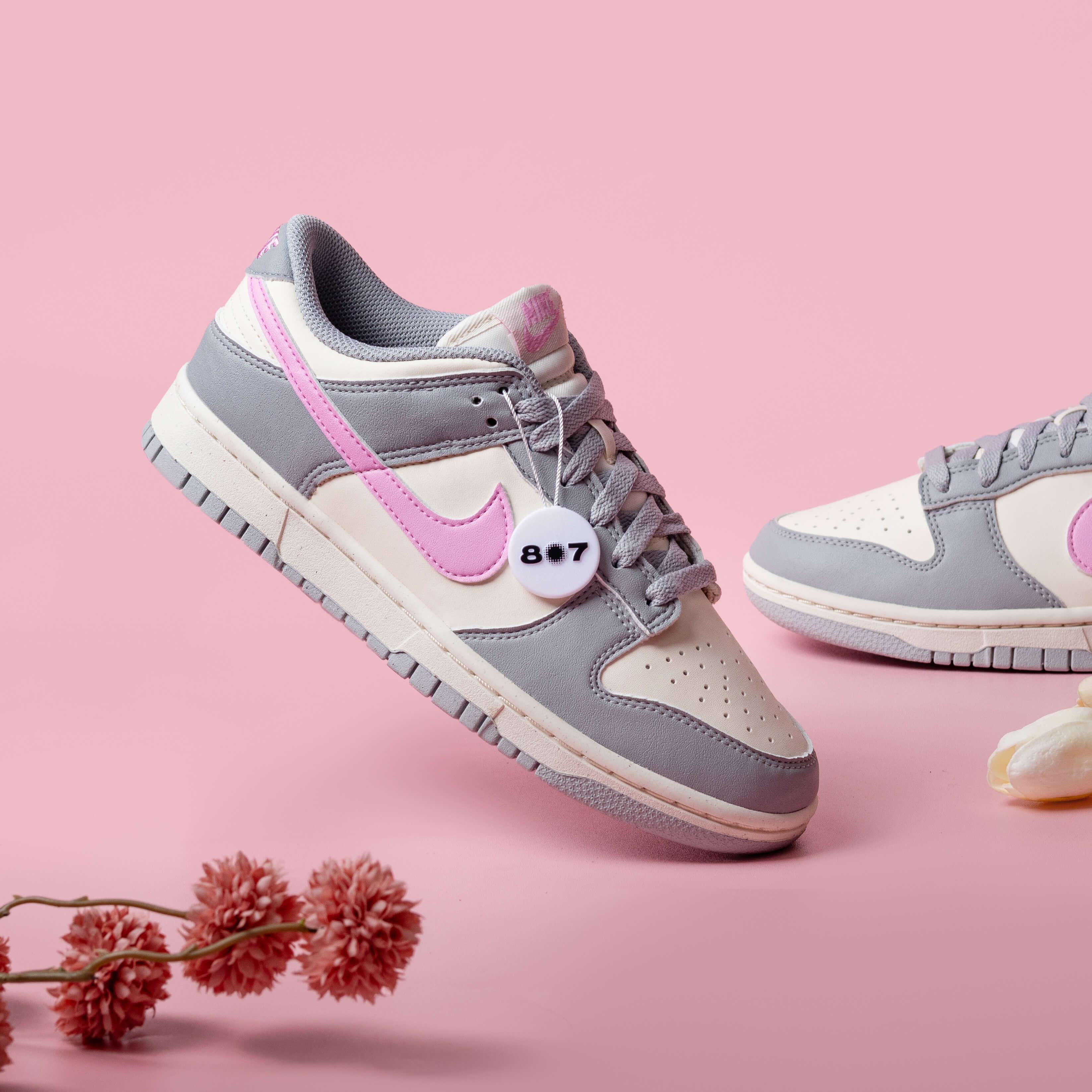 Dunk Low Next Nature Light Smoke Grey Pink Rise