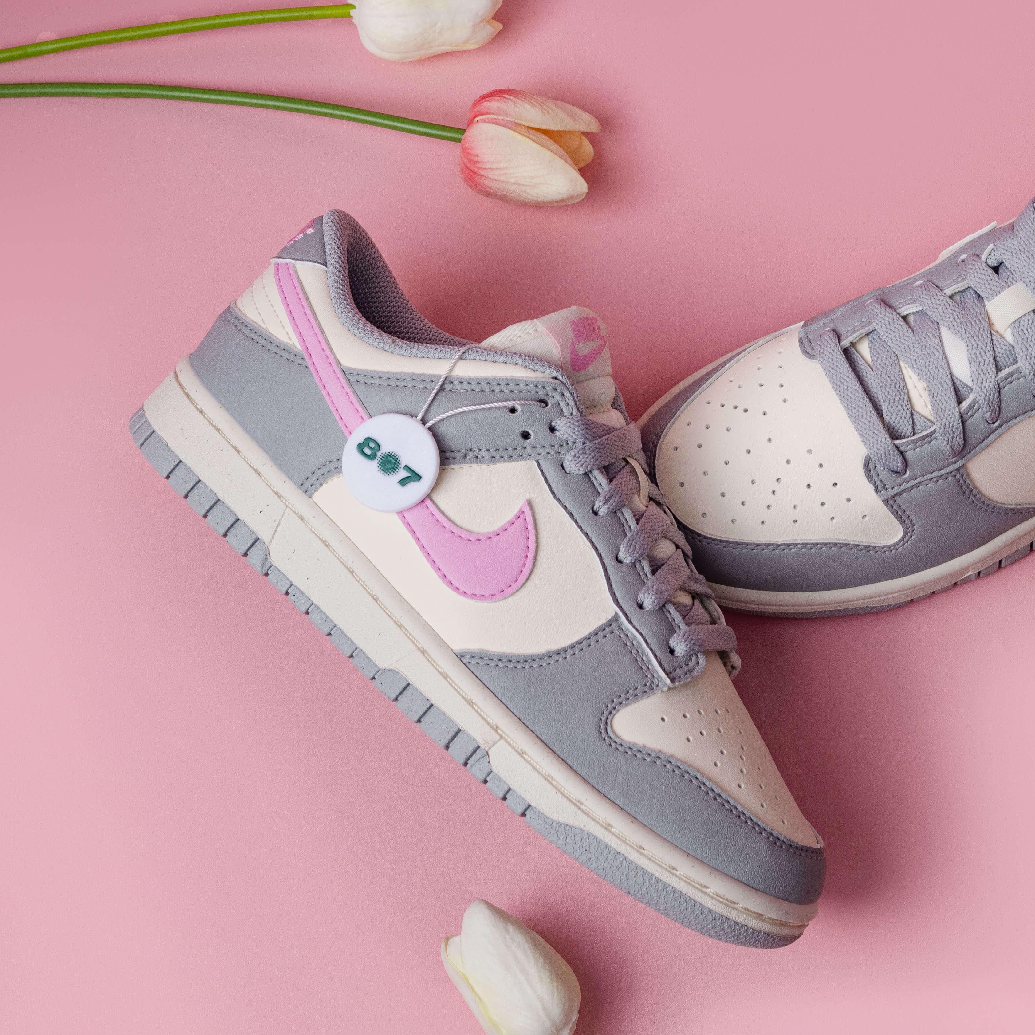 Dunk Low Next Nature Light Smoke Grey Pink Rise