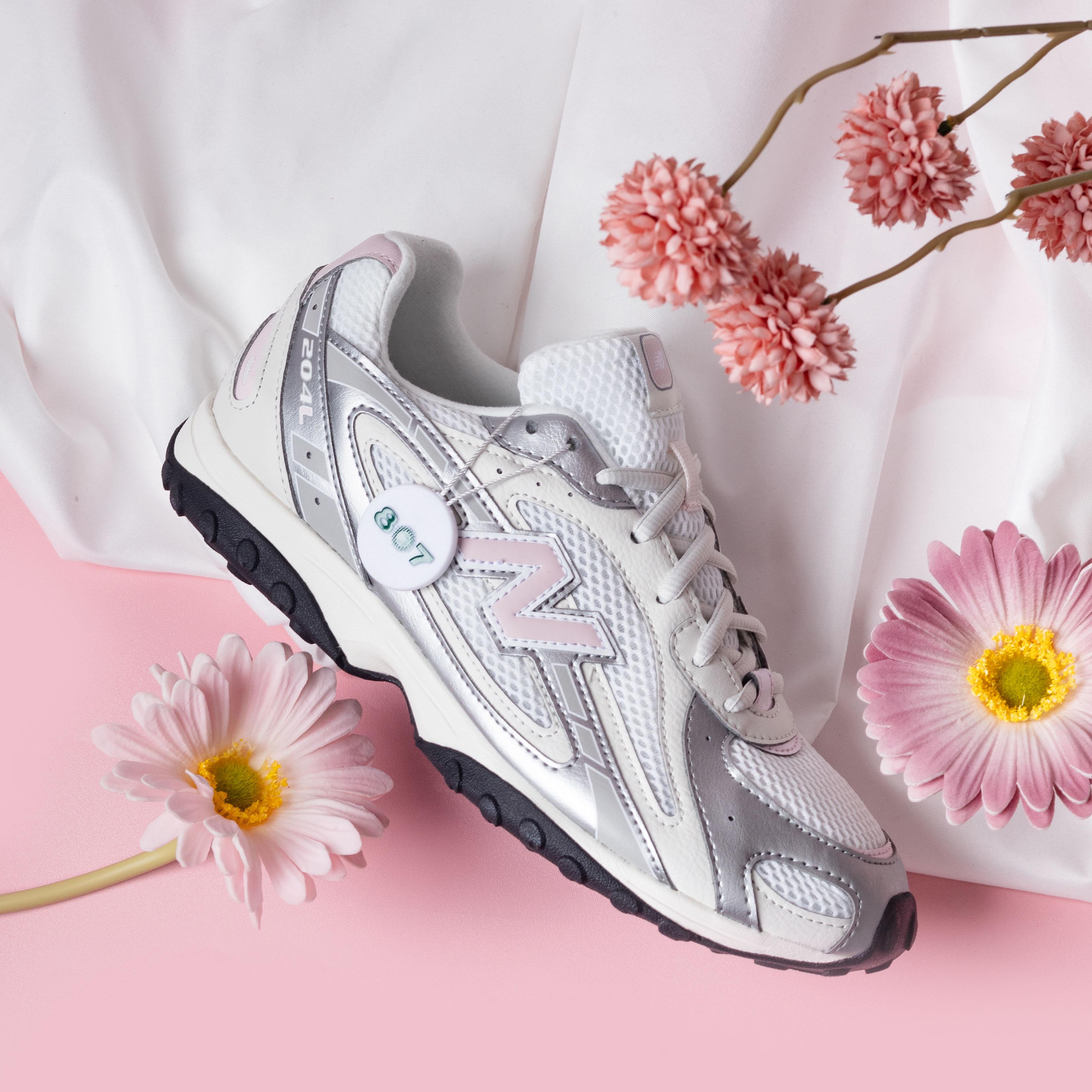 New Balance 204L Lace White Rosewood GS Women