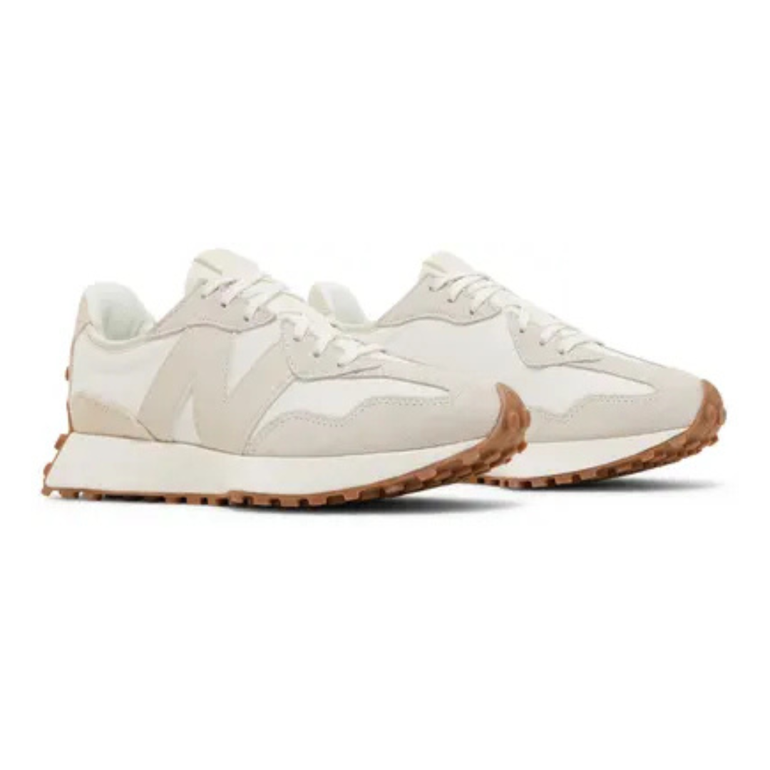 New Balance 327 Beige White Gum Pink