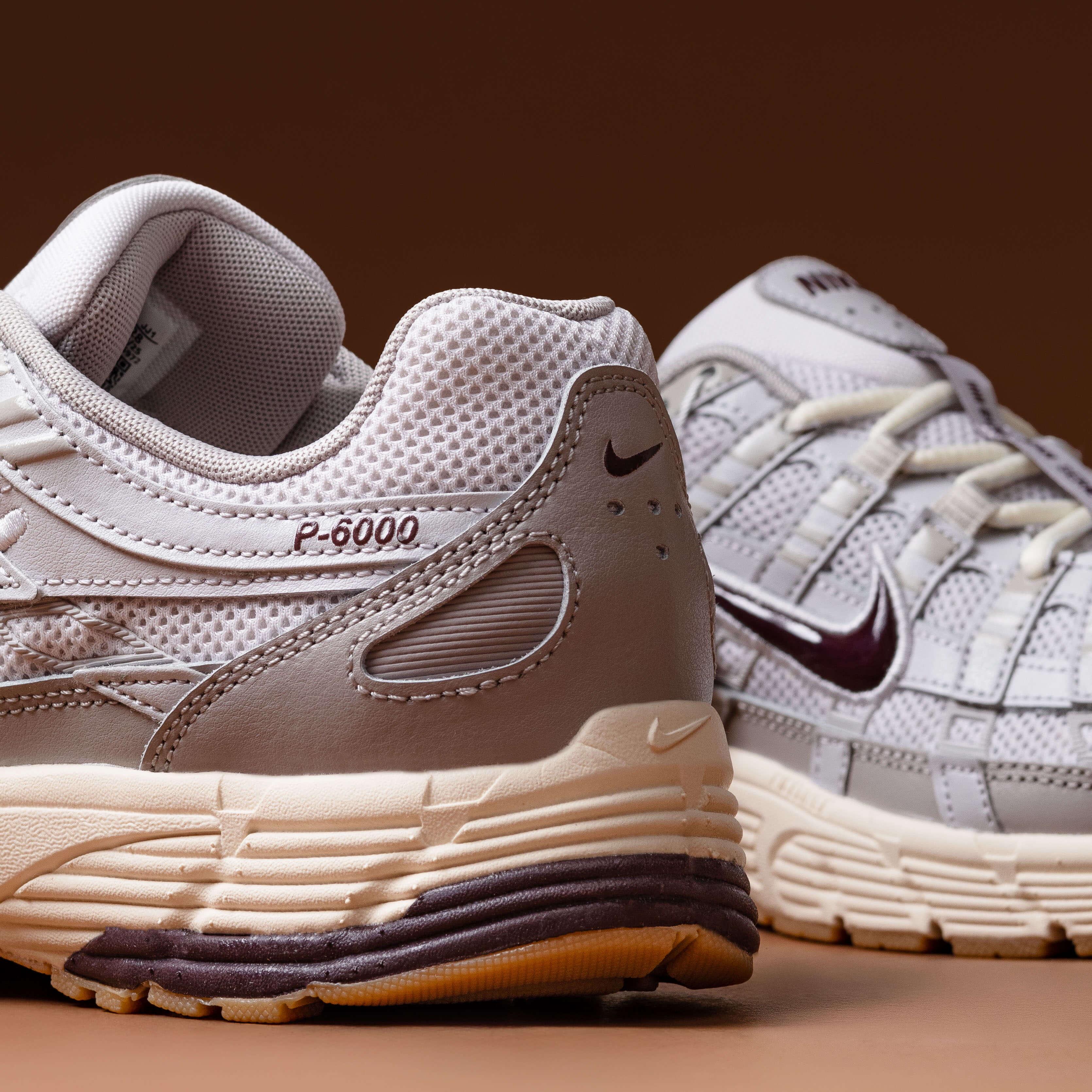 Nike P6000 College Grey Burgundy Crush