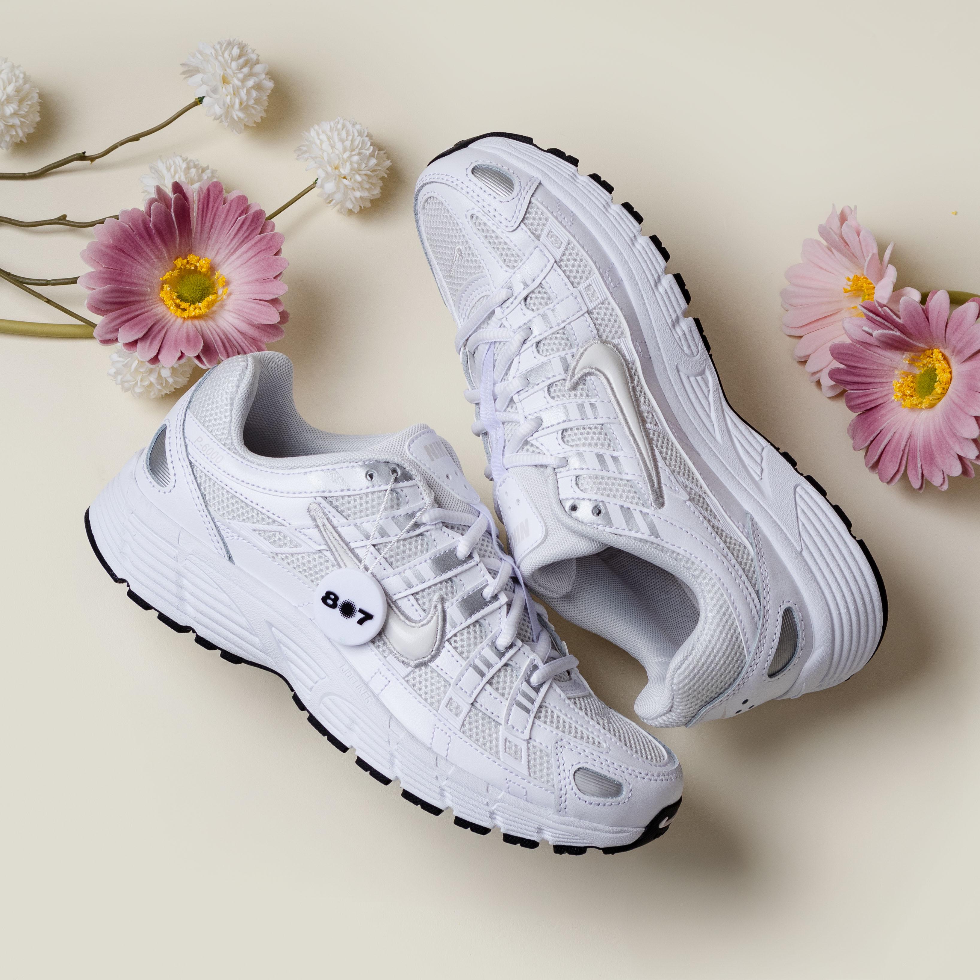 Nike P6000 Platinum Tint White Silver GS Women