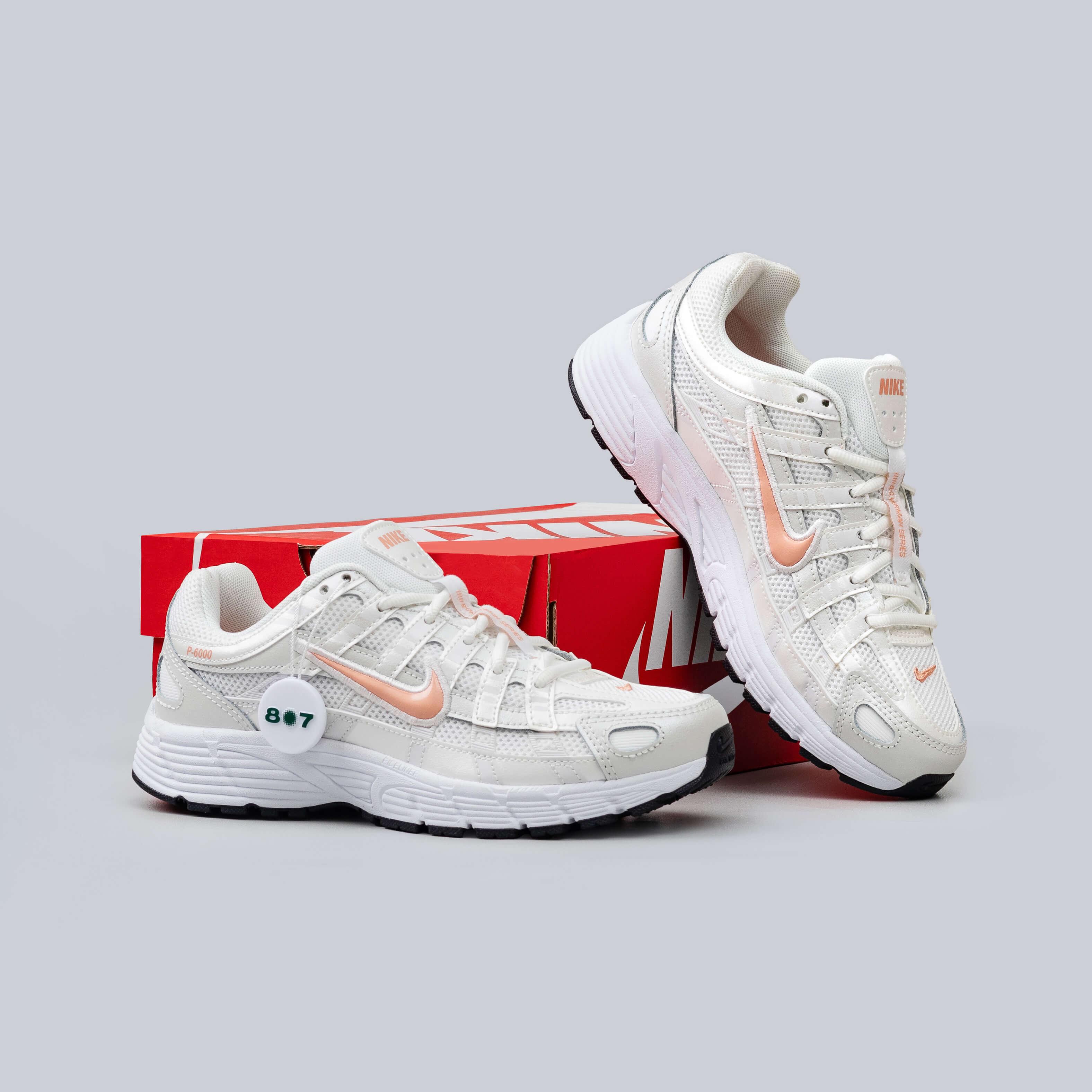 Nike P6000 Summit White Apricot Agate GS Women