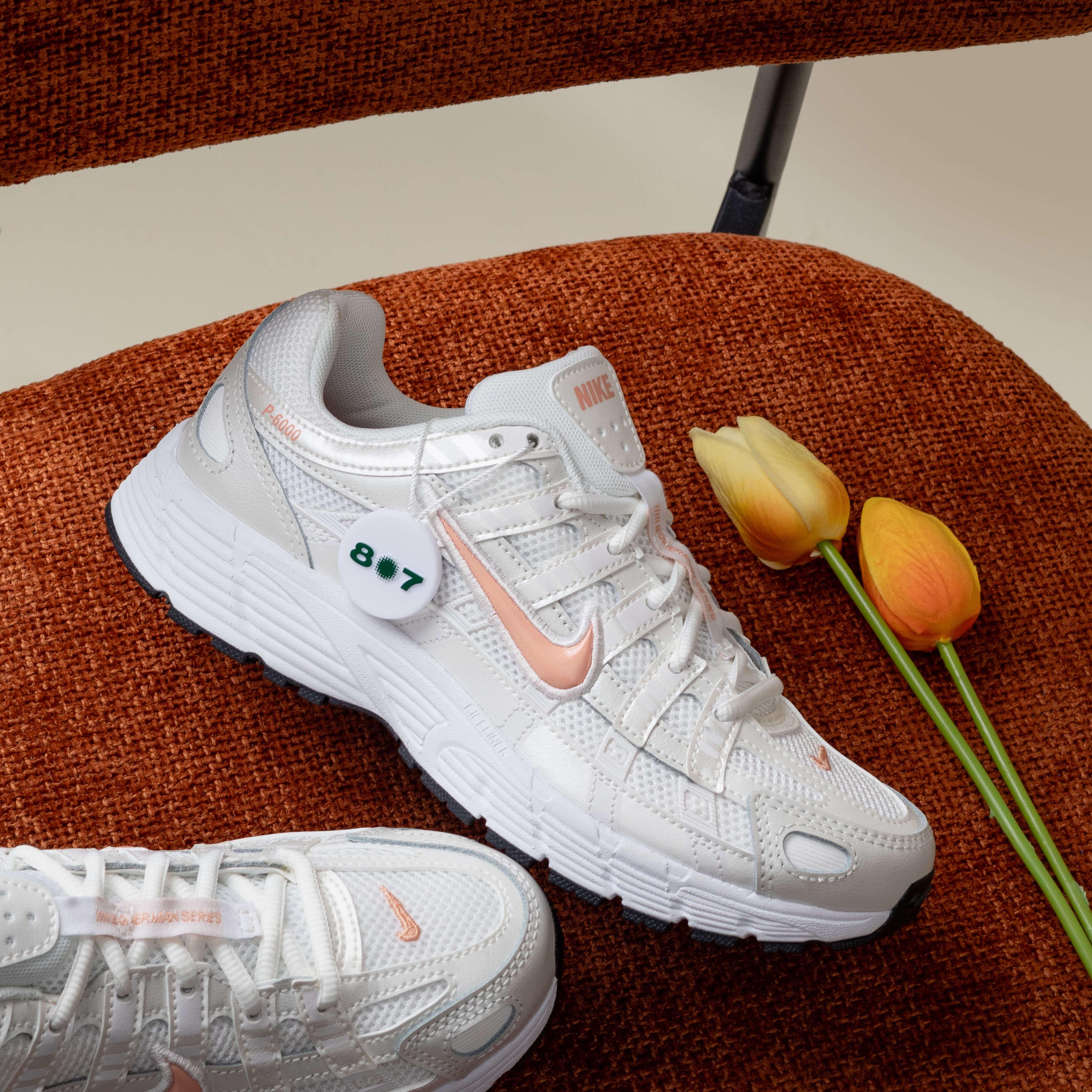 Nike P6000 Summit White Apricot Agate GS Women
