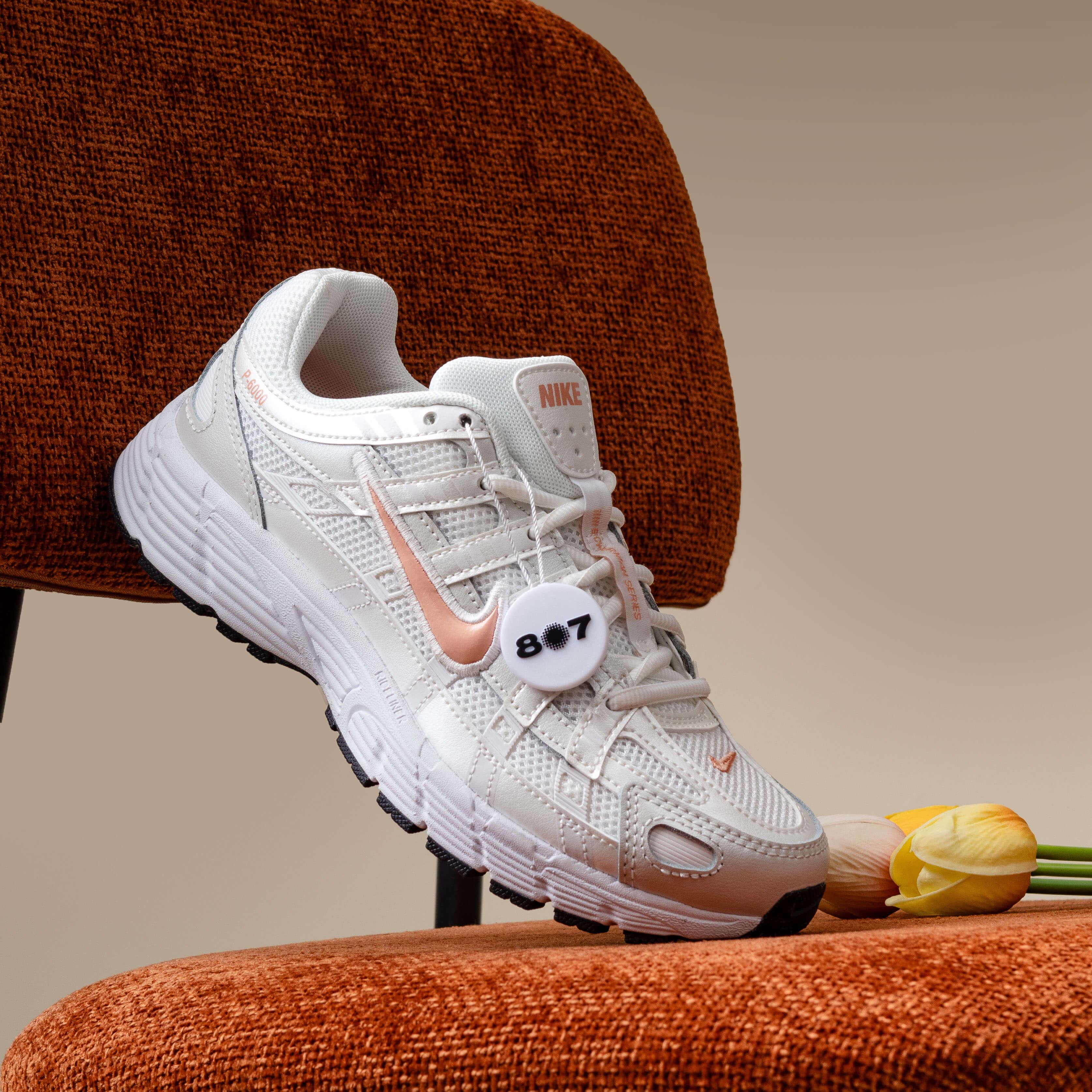 Nike P6000 Summit White Apricot Agate GS Women