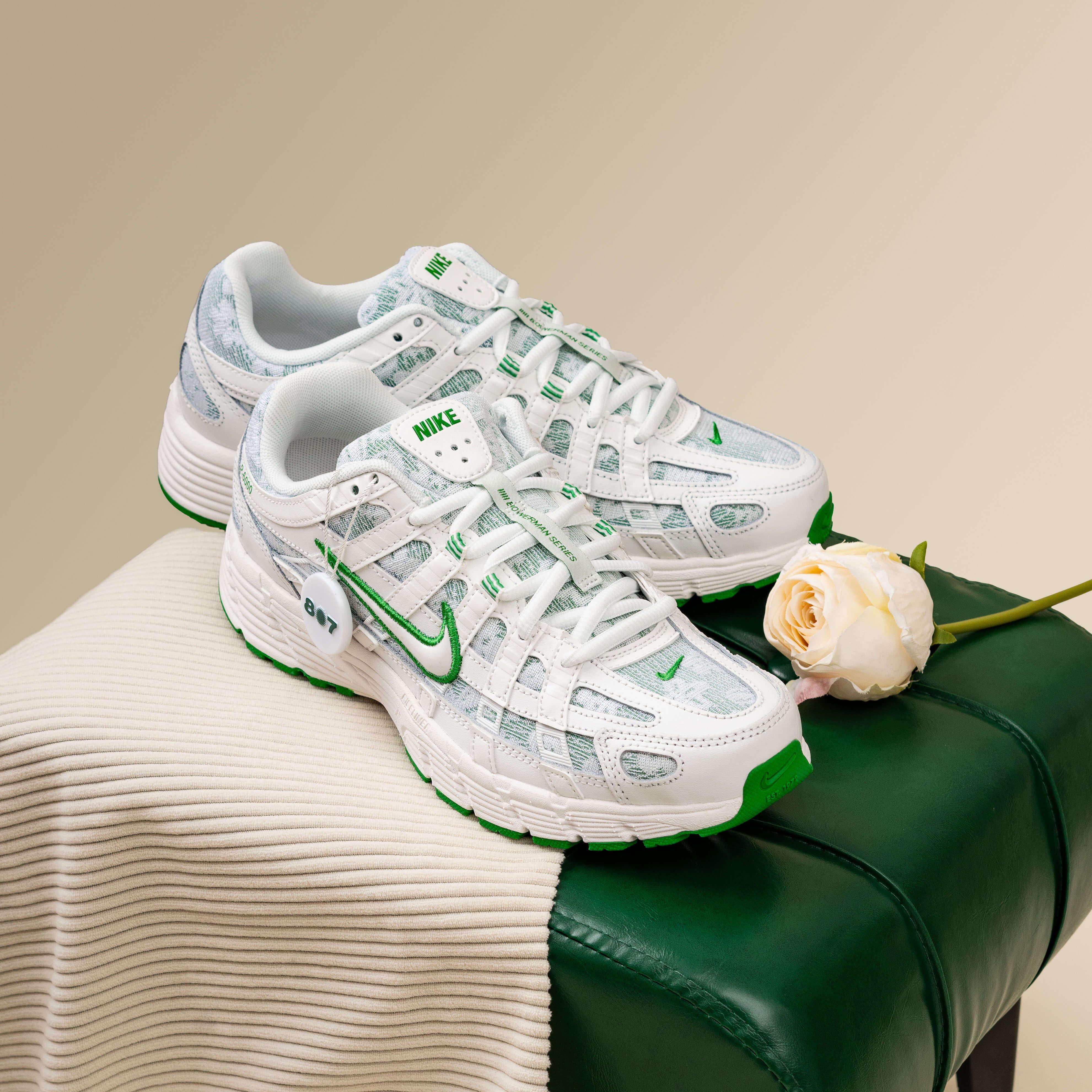 Nike P6000 Summit White Kelly Green