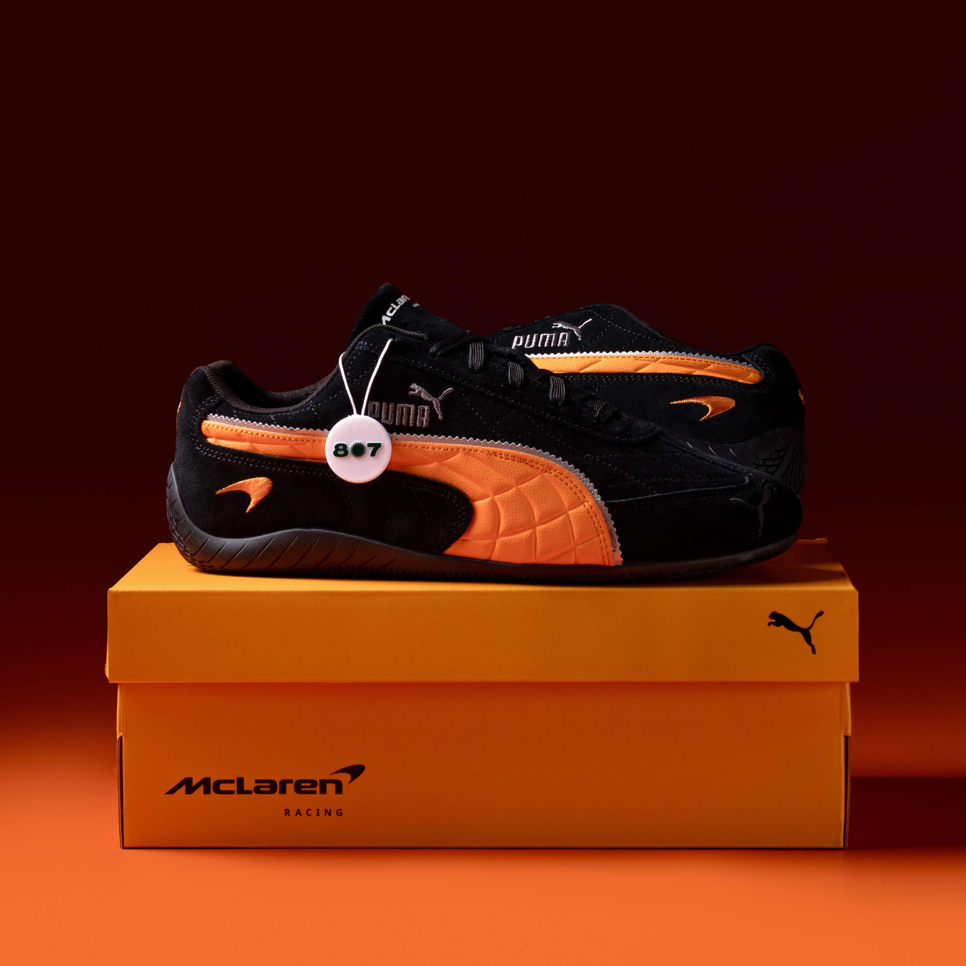 Puma Speedcat McLaren Black Bright Papaya